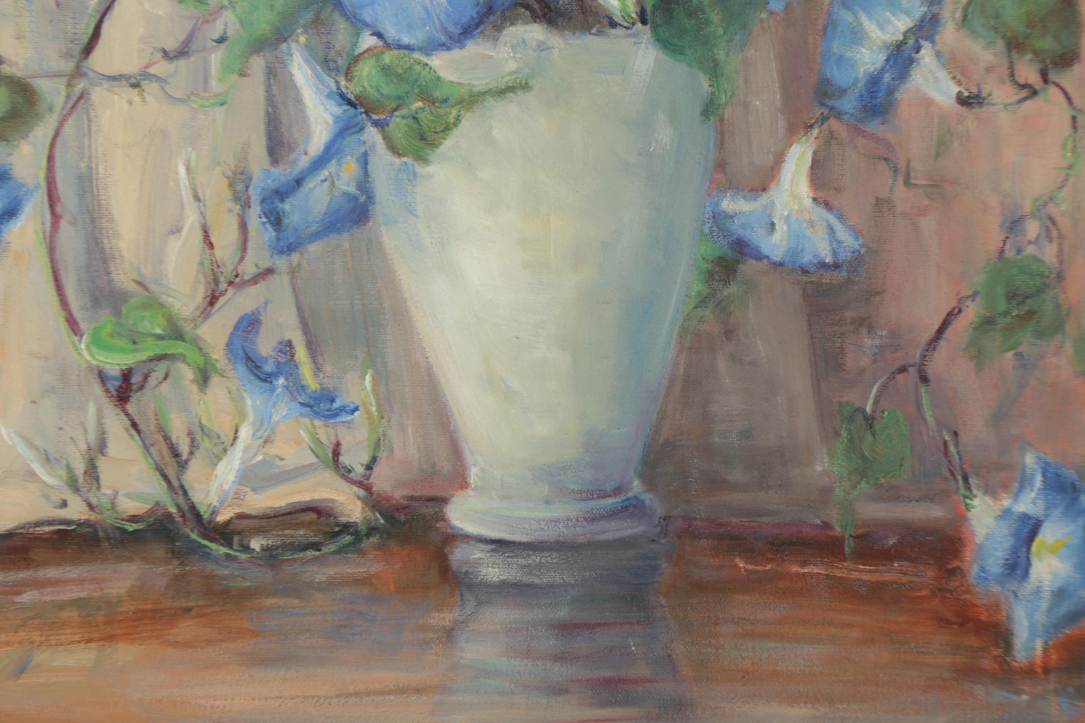 Oil Painting of Floral Still Life