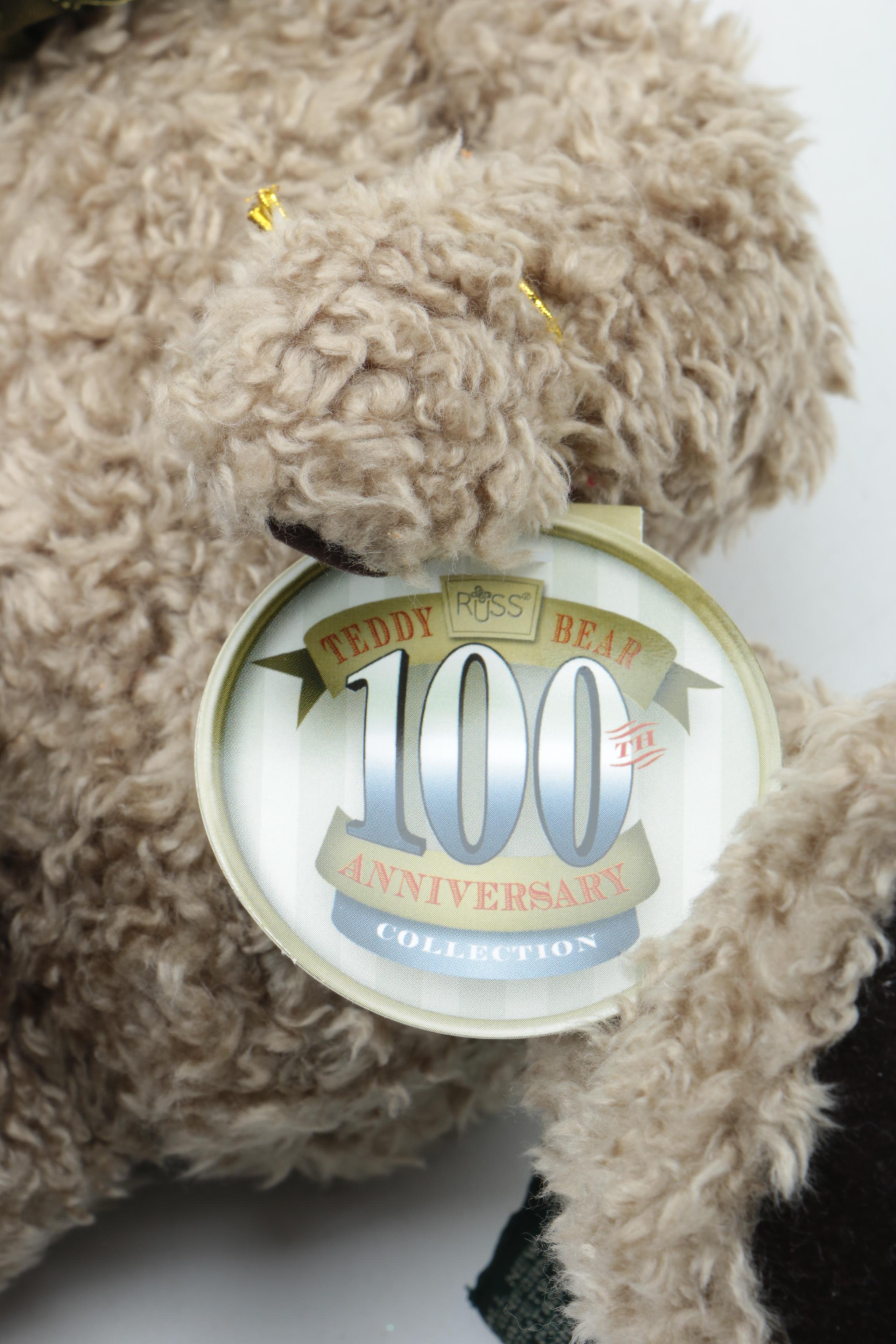 Russ 100th Anniversary and Knickerbocker Teddy Bears