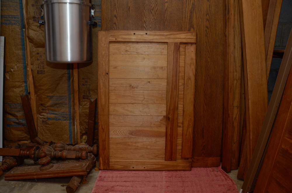 Pine Bunk Bed Frame with Chest of Drawers and Bookcase