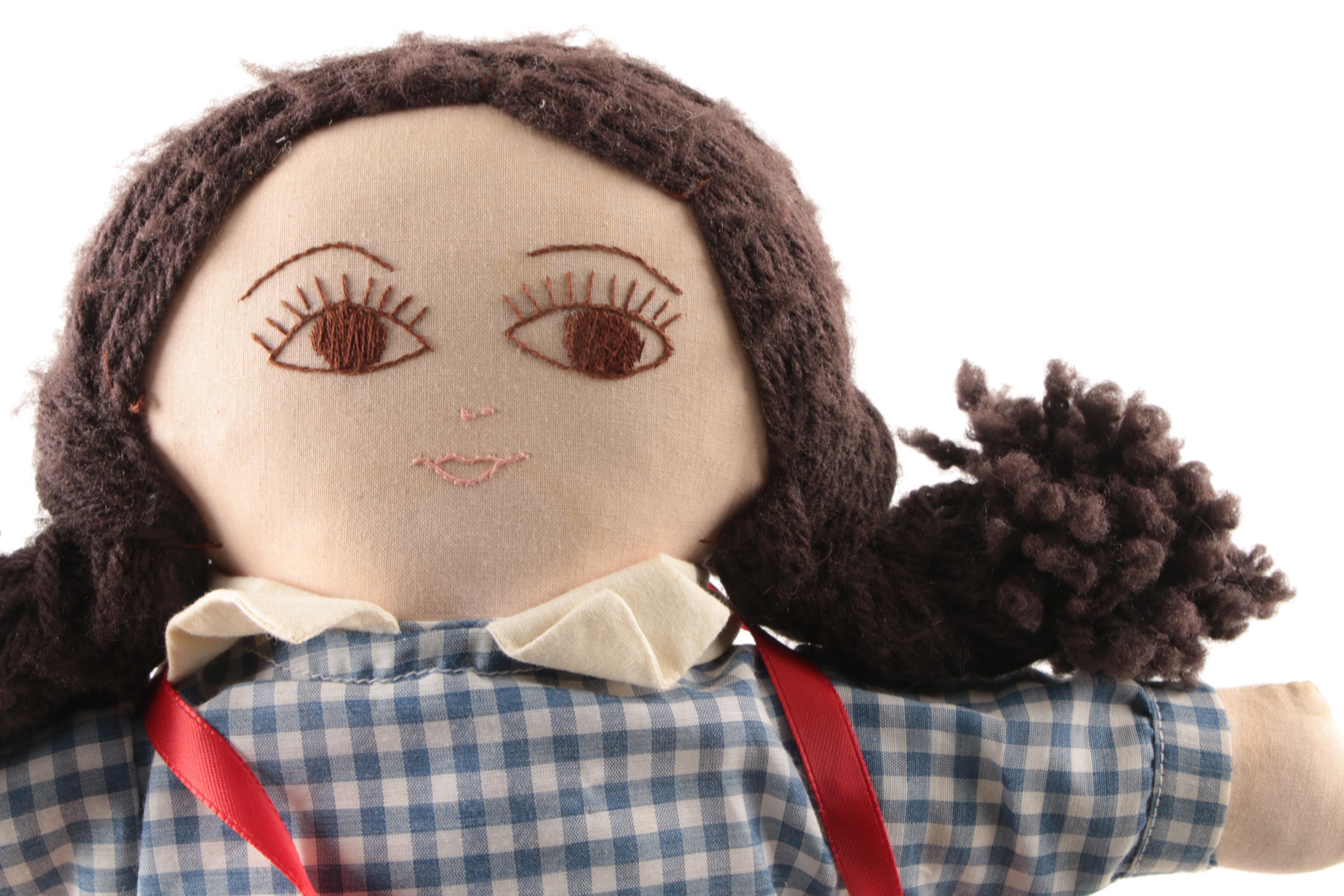 Topsy Turvy Cloth "Dorothy" and "Wicked Witch" Doll