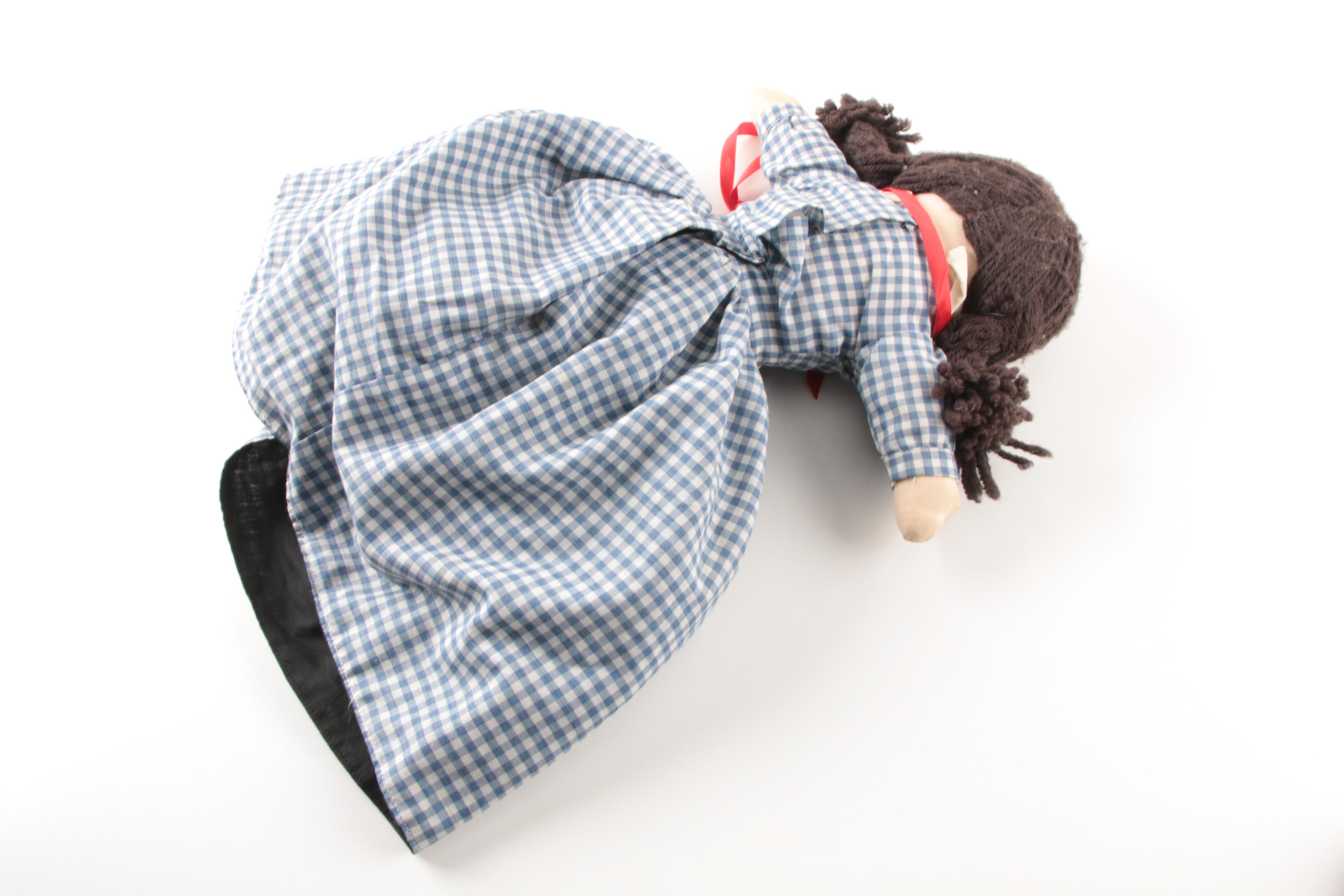 Topsy Turvy Cloth "Dorothy" and "Wicked Witch" Doll