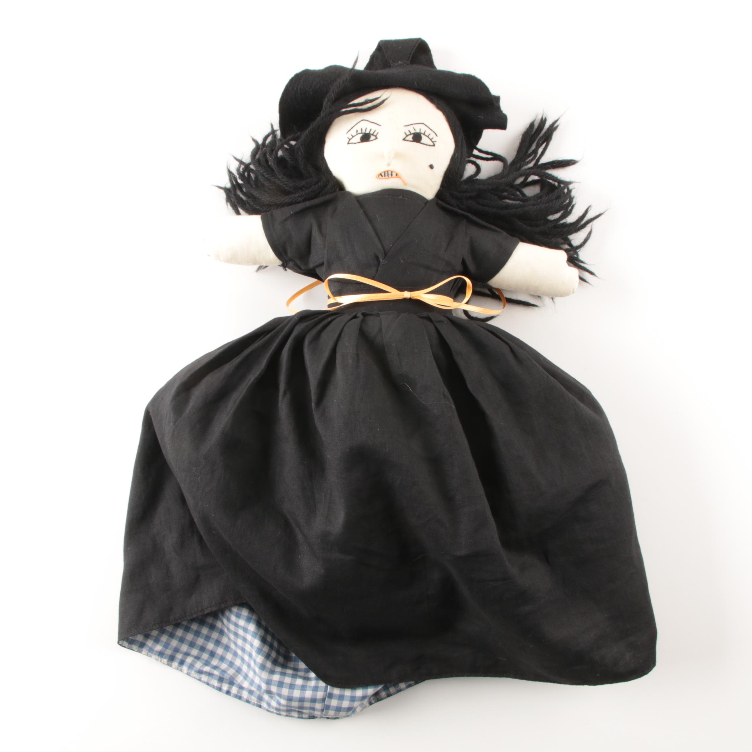 Topsy Turvy Cloth "Dorothy" and "Wicked Witch" Doll