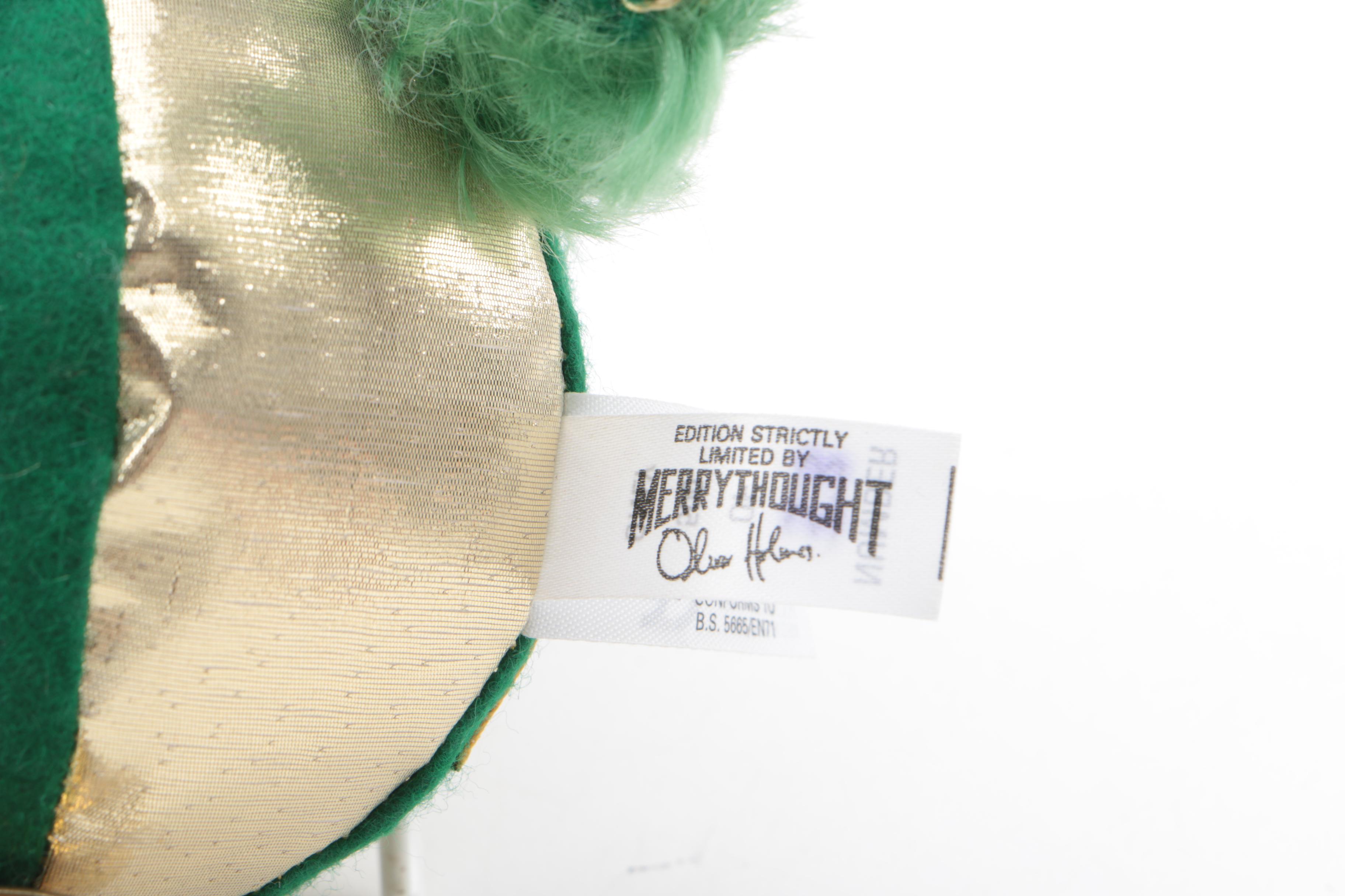 2000s Merrythought Limited Edition Plush Christmas Baubles