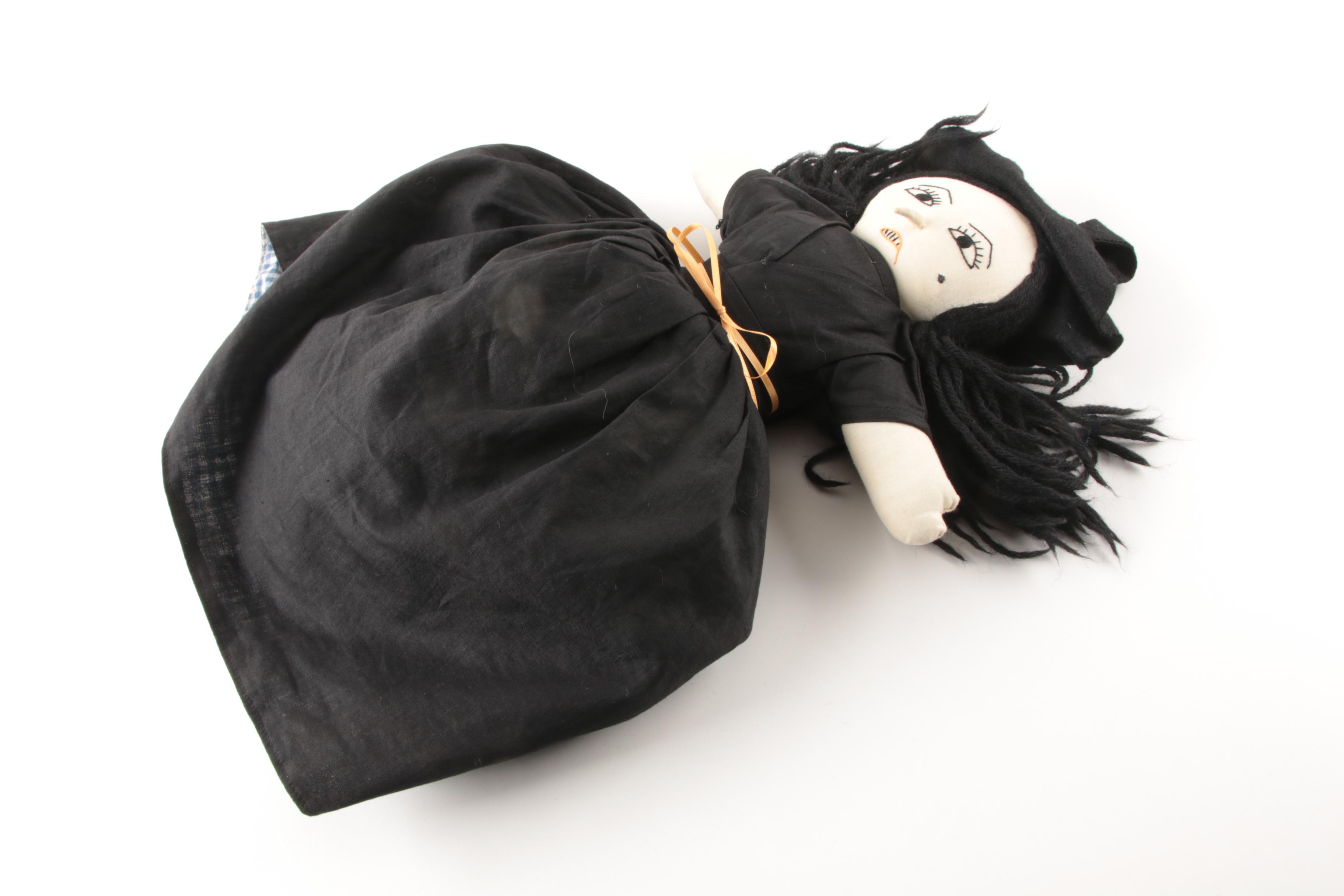 Topsy Turvy Cloth "Dorothy" and "Wicked Witch" Doll