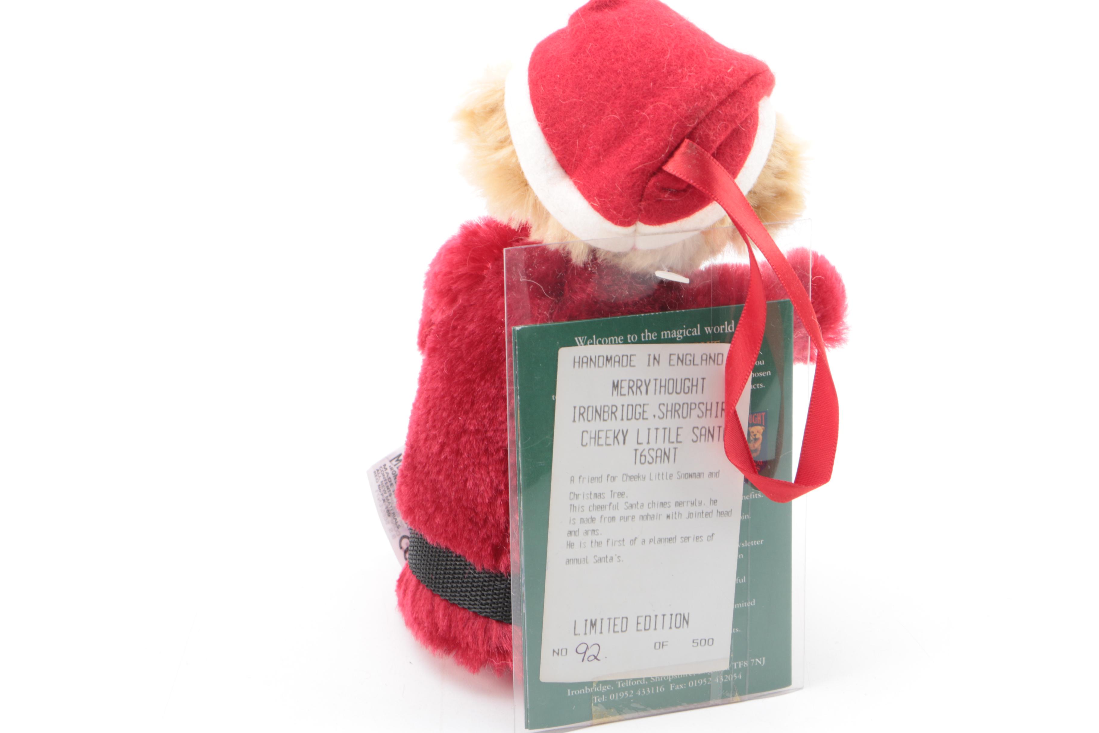 2000s Merrythought Limited Edition Plush Christmas Baubles