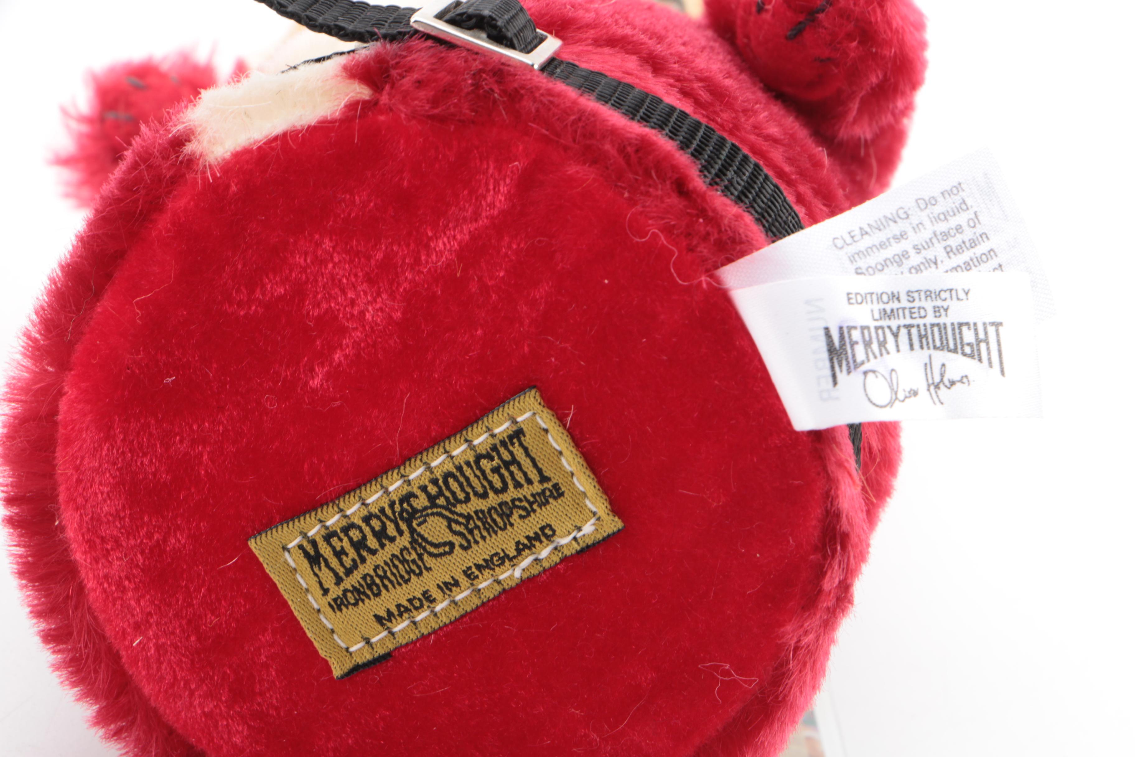 2000s Merrythought Limited Edition Plush Christmas Baubles