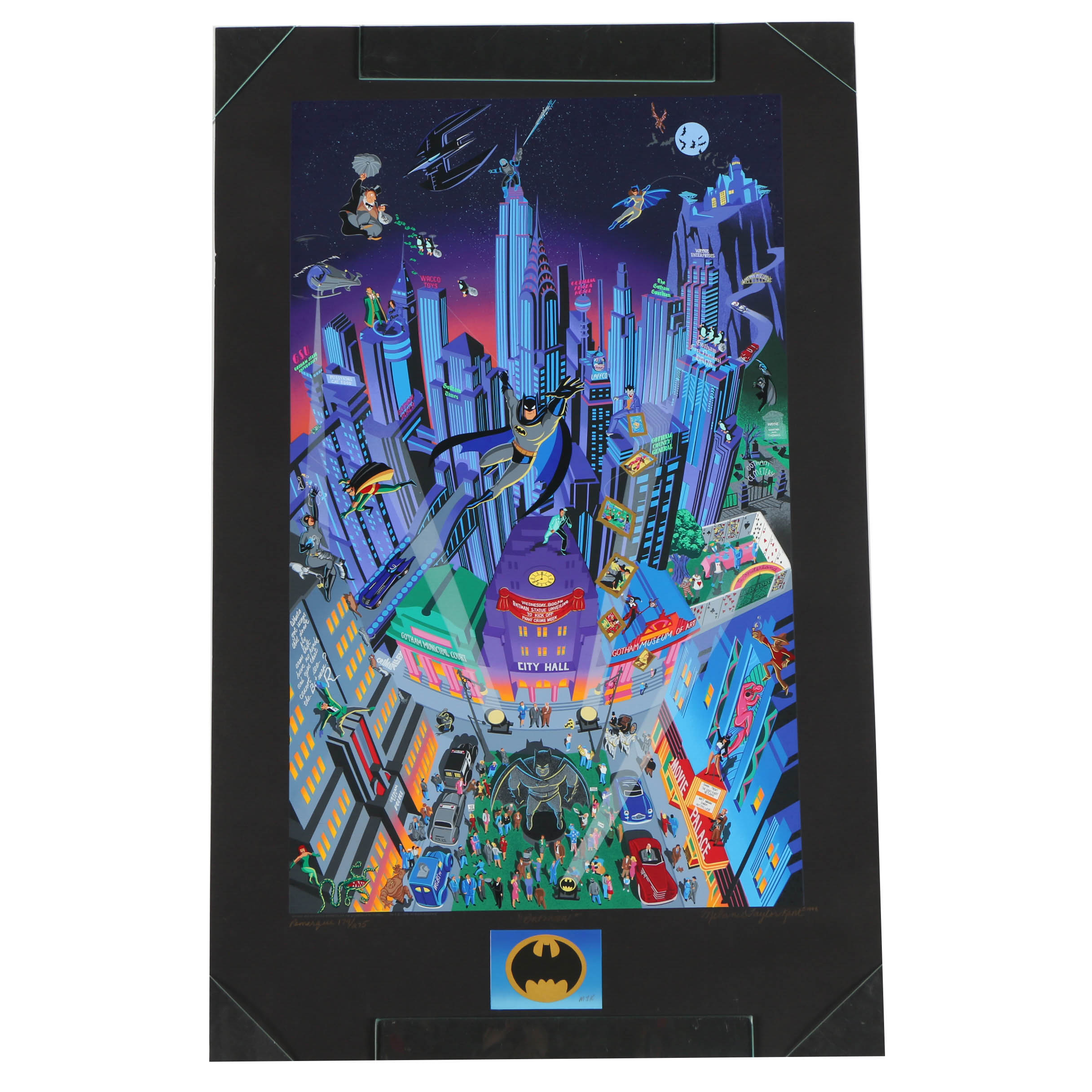 Melanie Taylor Kent Serigraph "Batman"