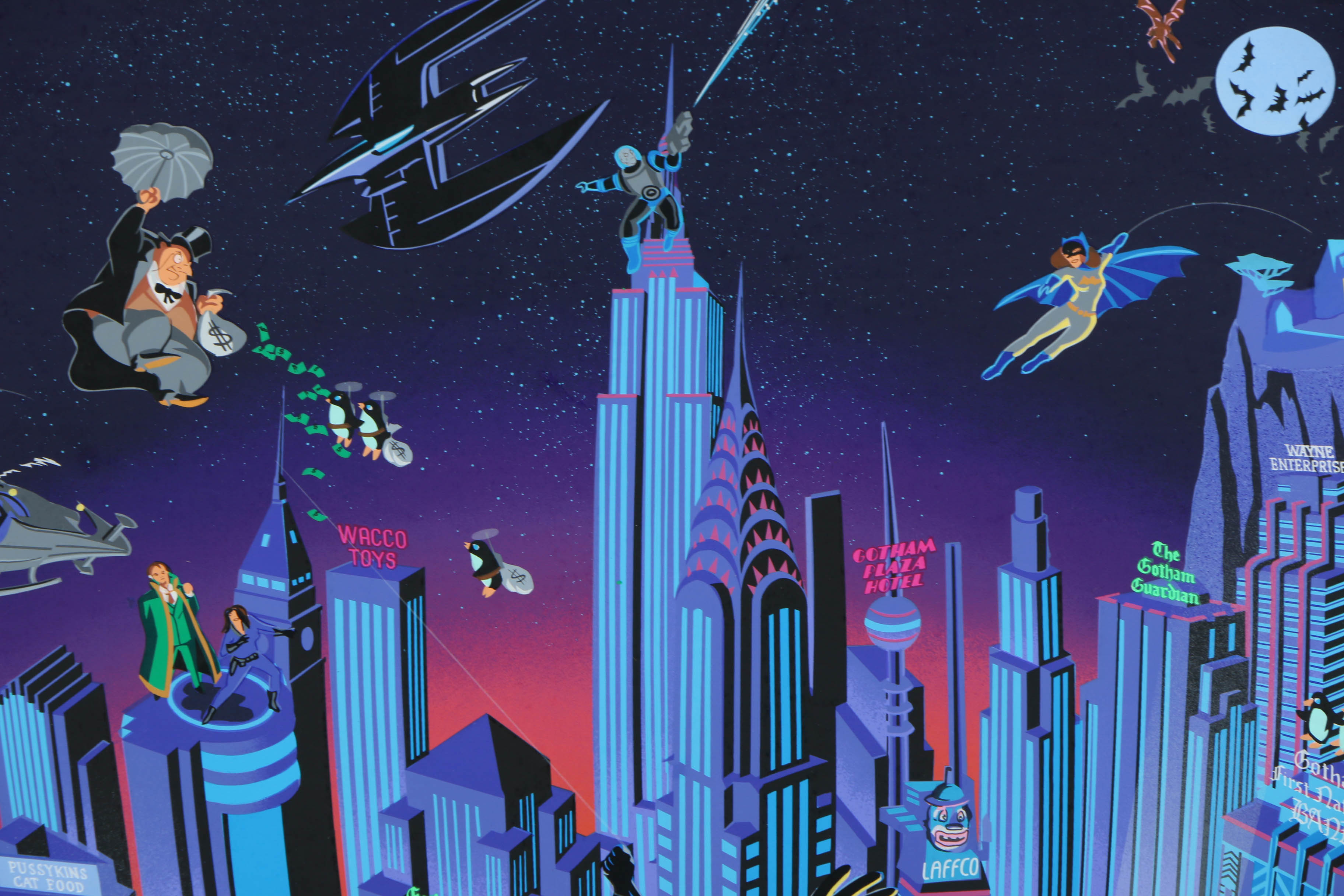 Melanie Taylor Kent Serigraph "Batman"