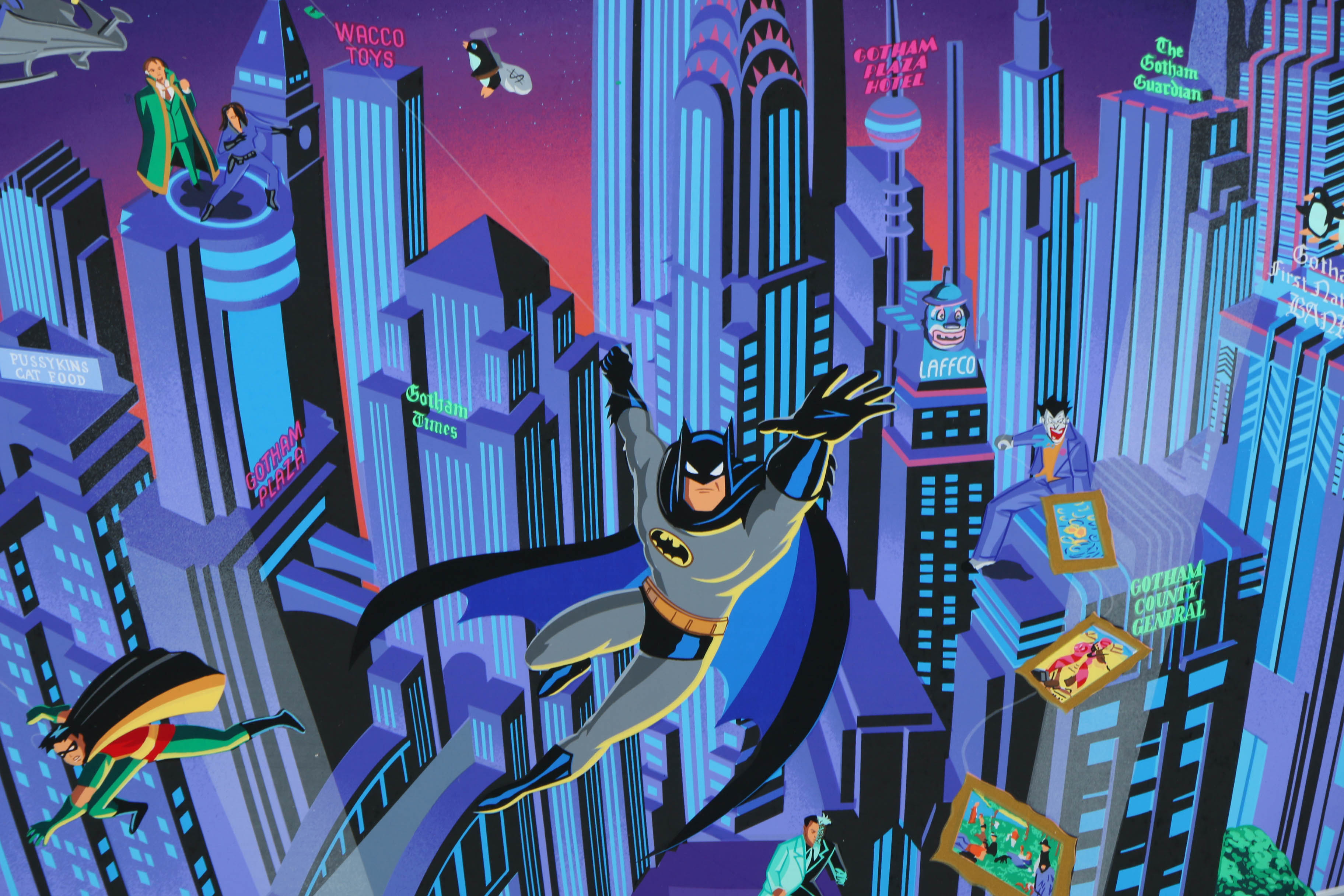 Melanie Taylor Kent Serigraph "Batman"
