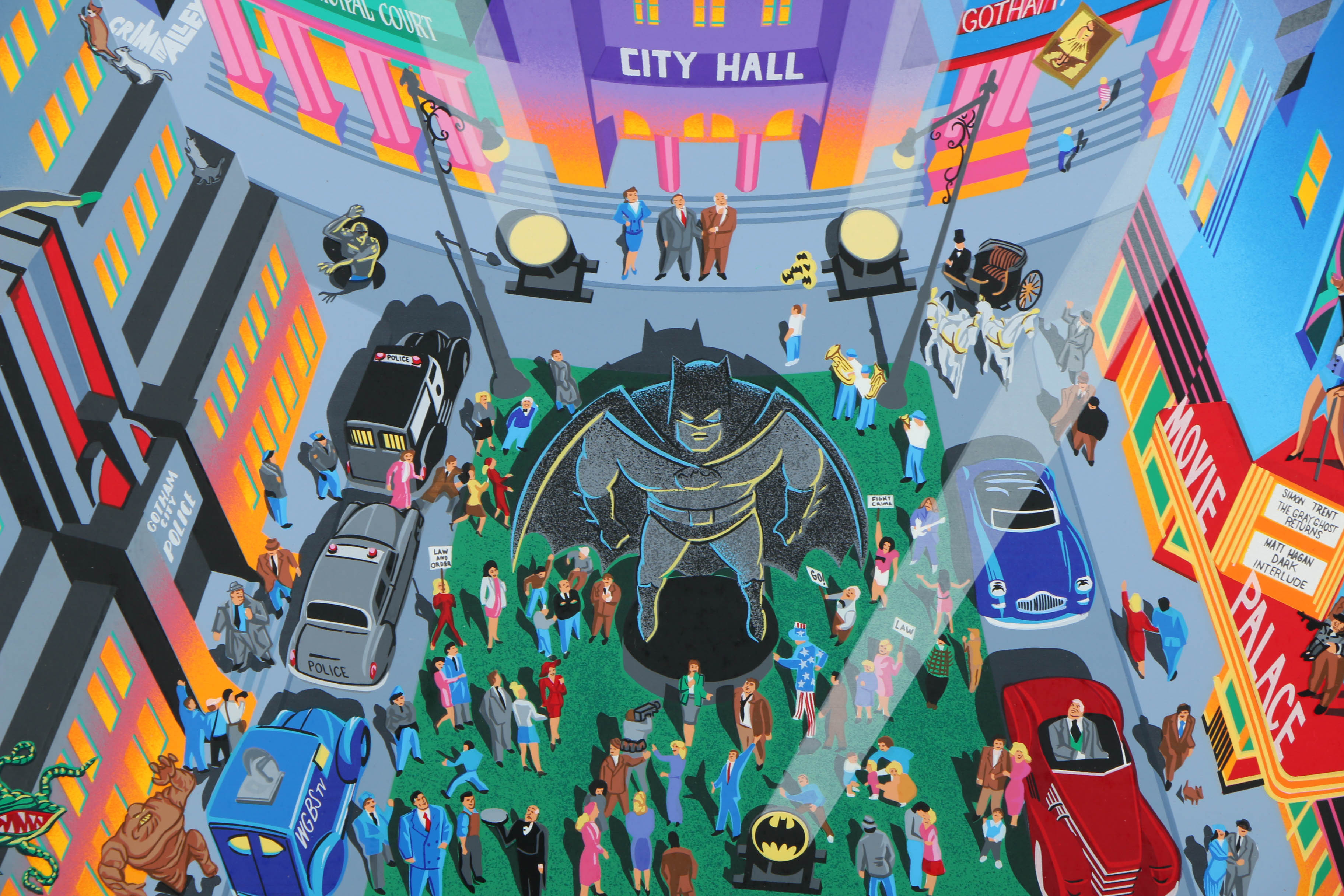 Melanie Taylor Kent Serigraph "Batman"