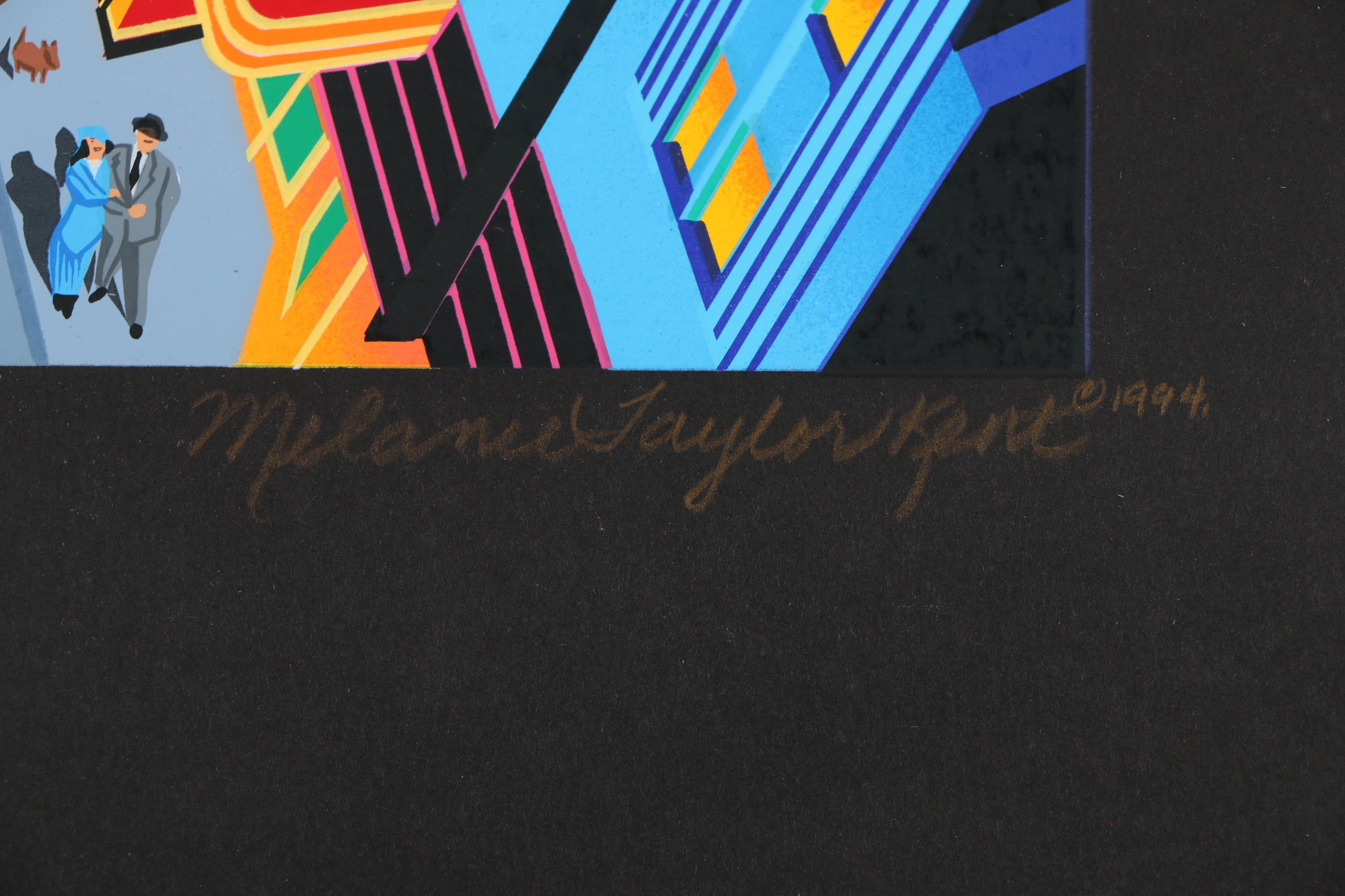 Melanie Taylor Kent Serigraph "Batman"