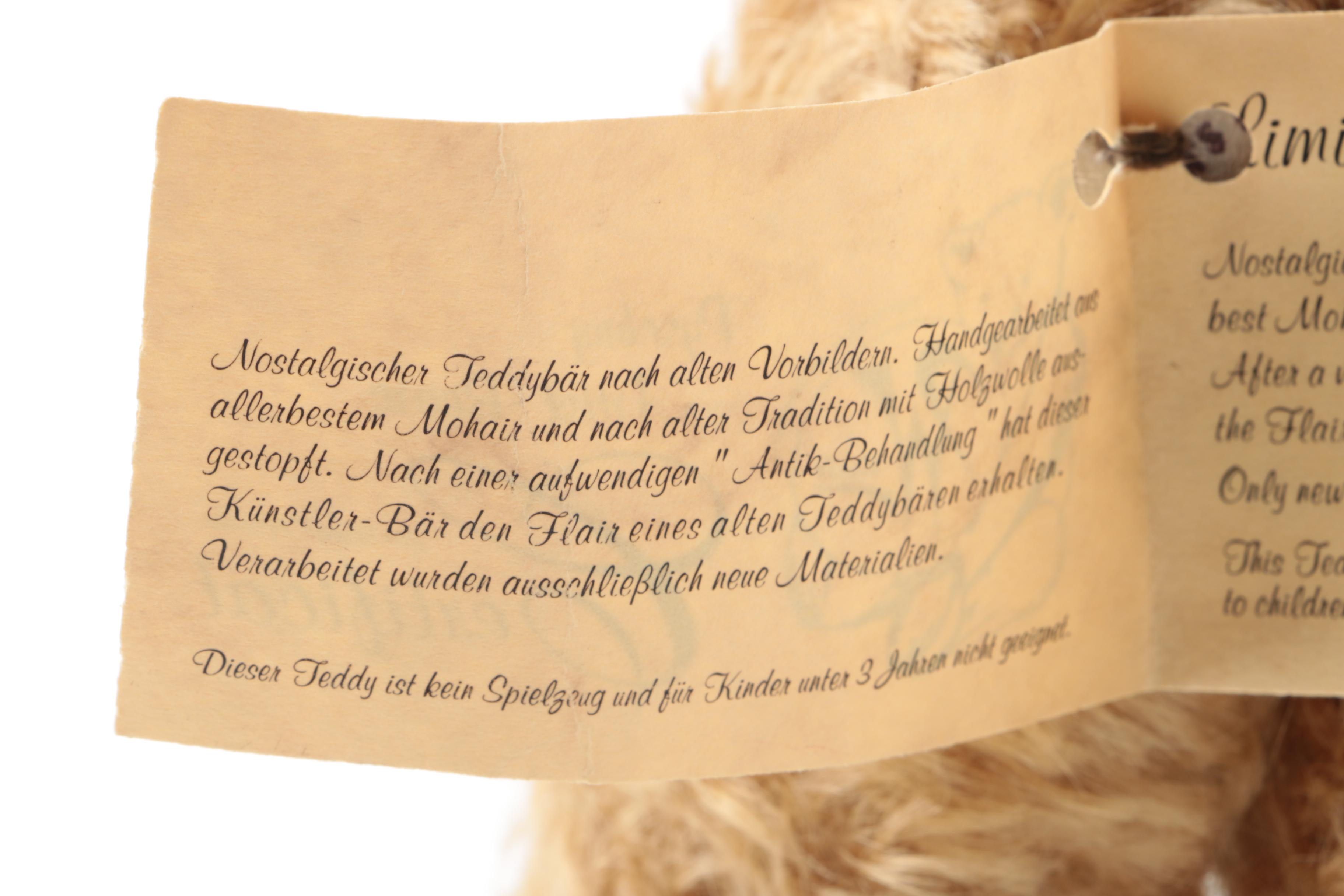 Limited Edition Teddy Bears Handmade in Germany