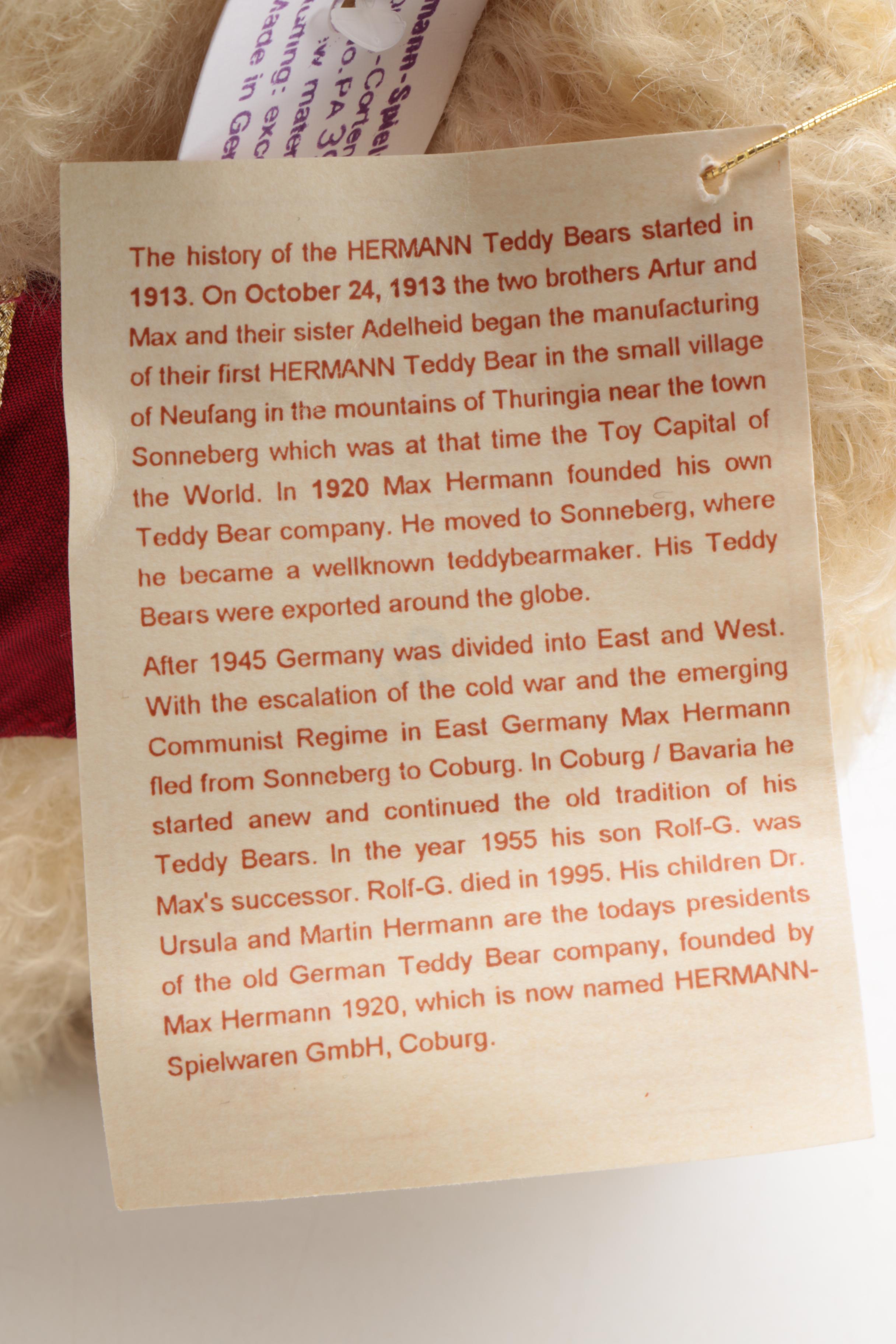 Limited Edition Teddy Bears Handmade in Germany