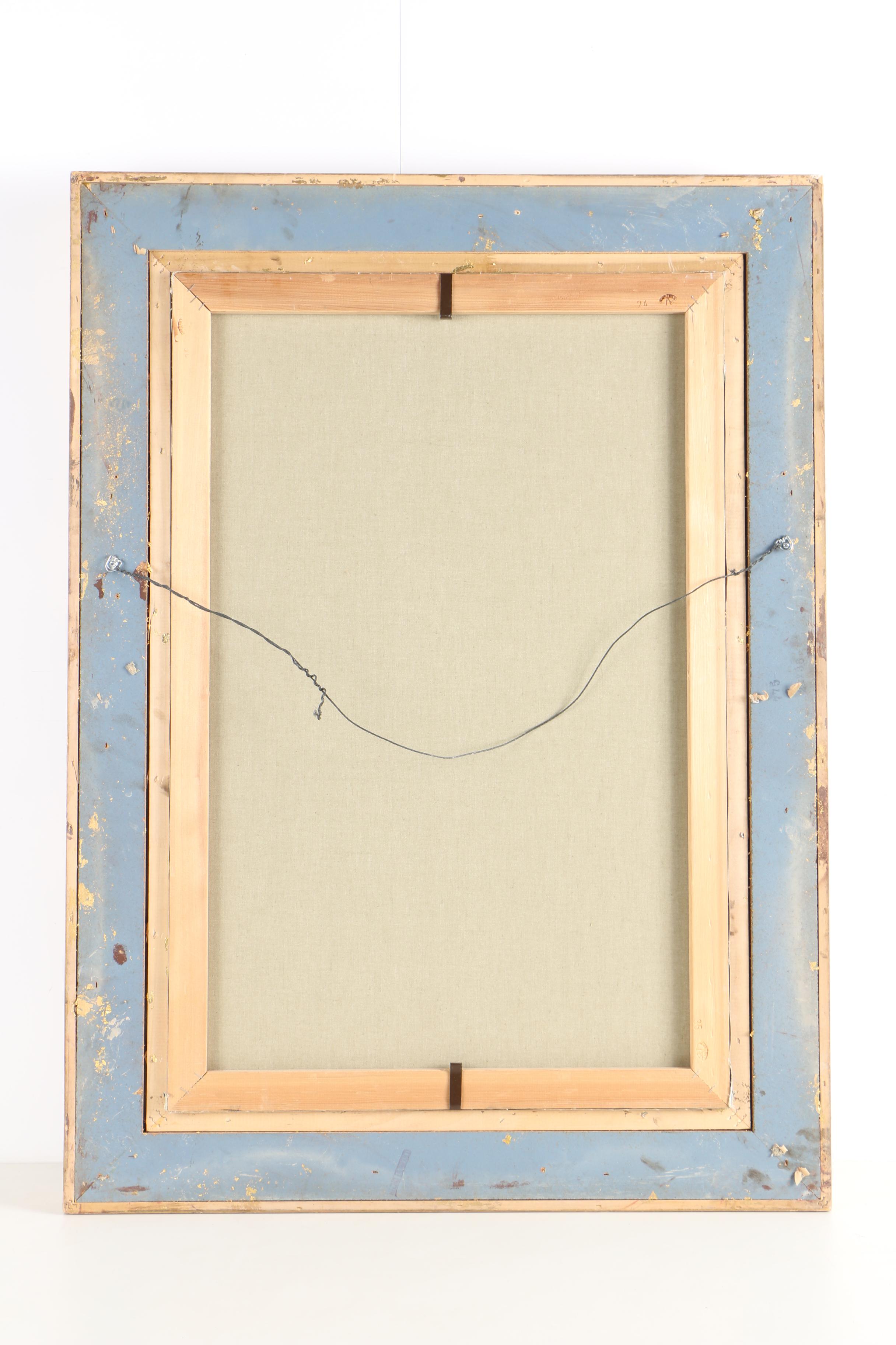 Oil Painting in the Manner of James Tissot's "The Bunch of Lilacs"