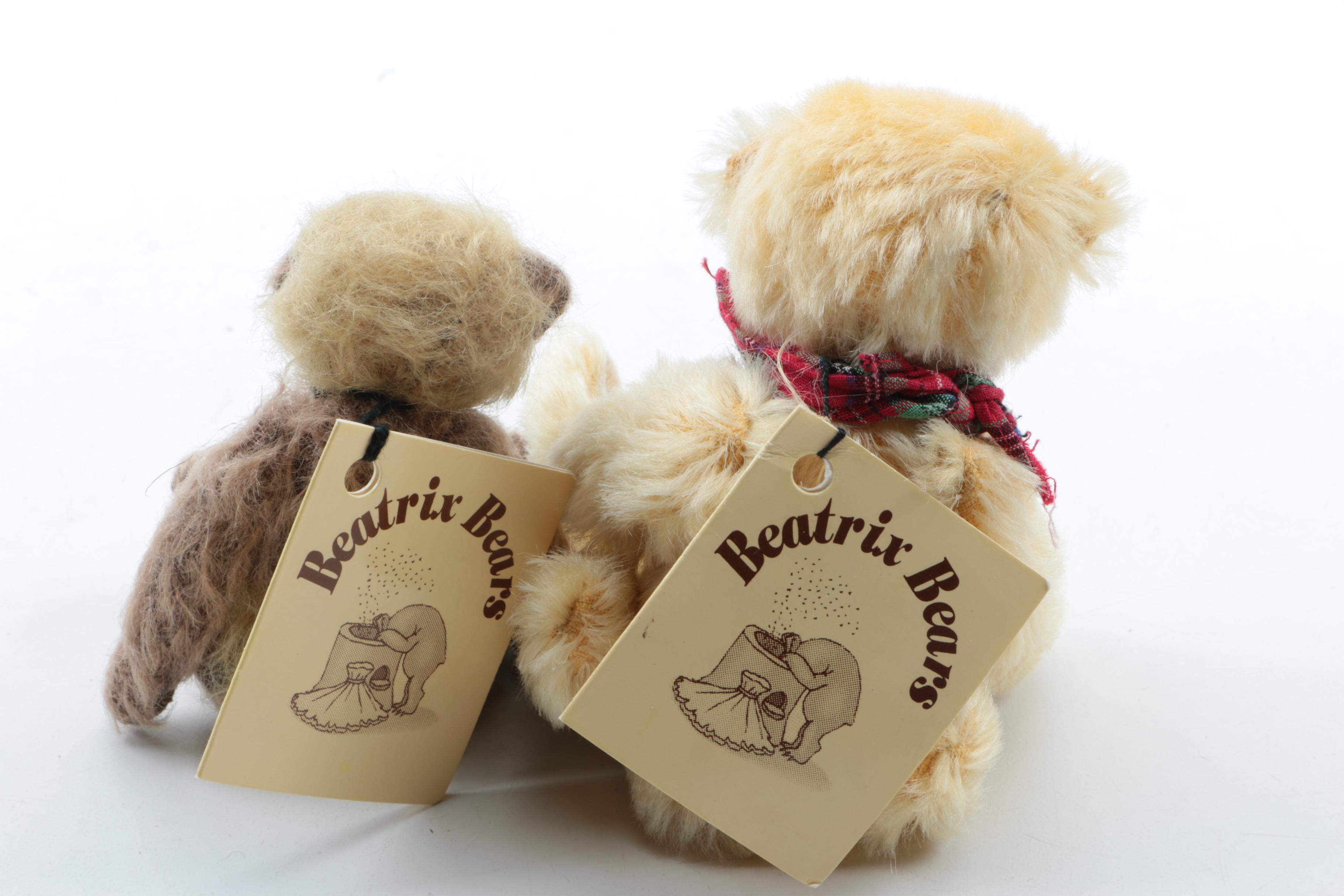 Collection of Limited Edition Bears Including Handmade Hermann-Teddy and Beatrix