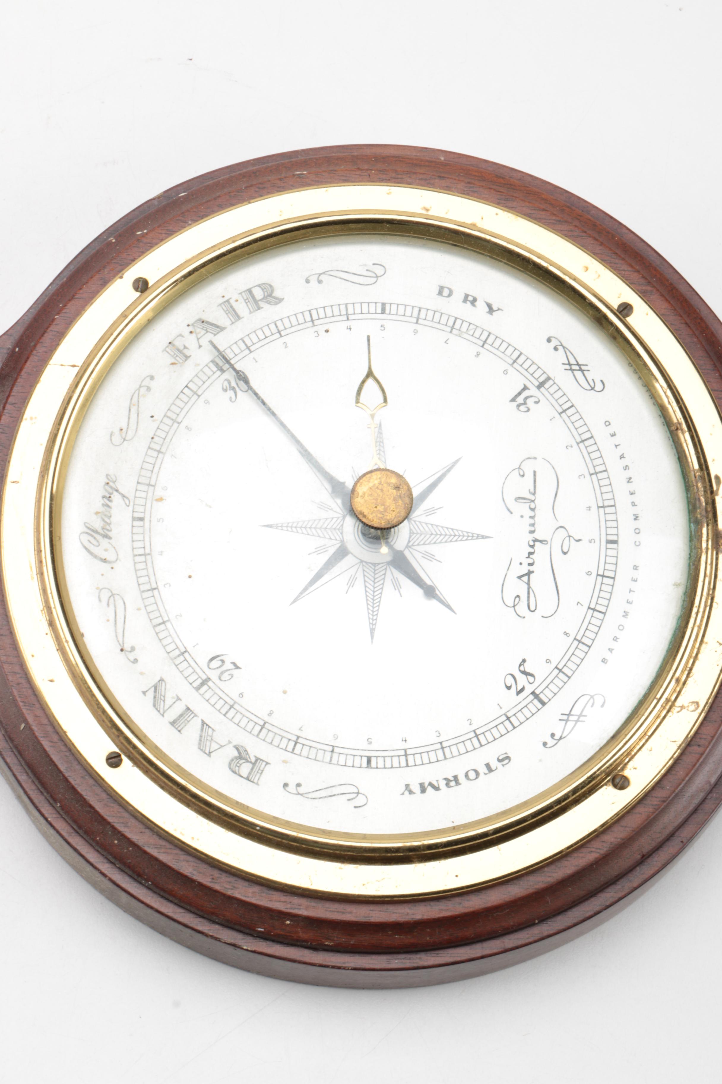 Airguide Mahogany Weather Station