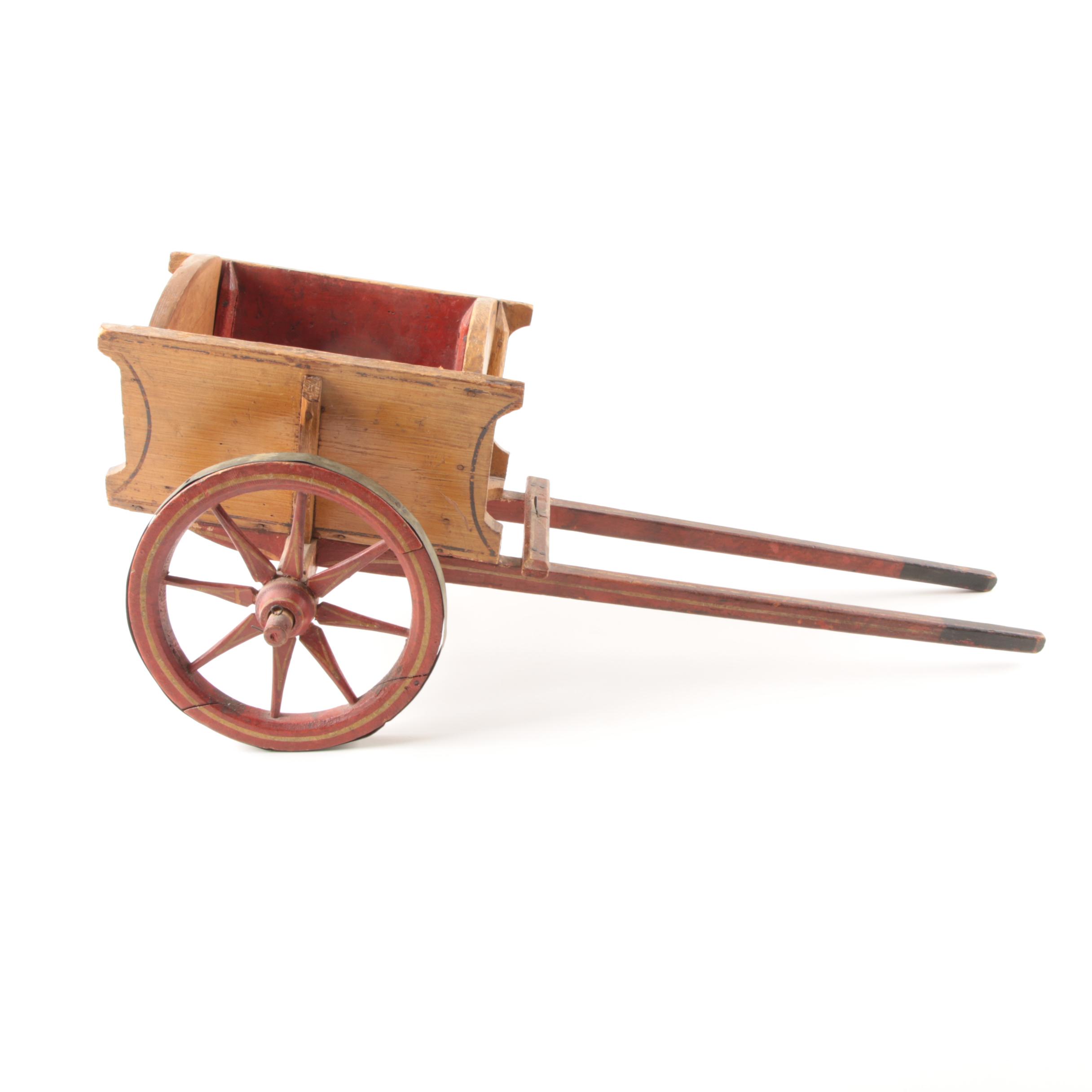 Rustic Themed Wooden Rickshaw