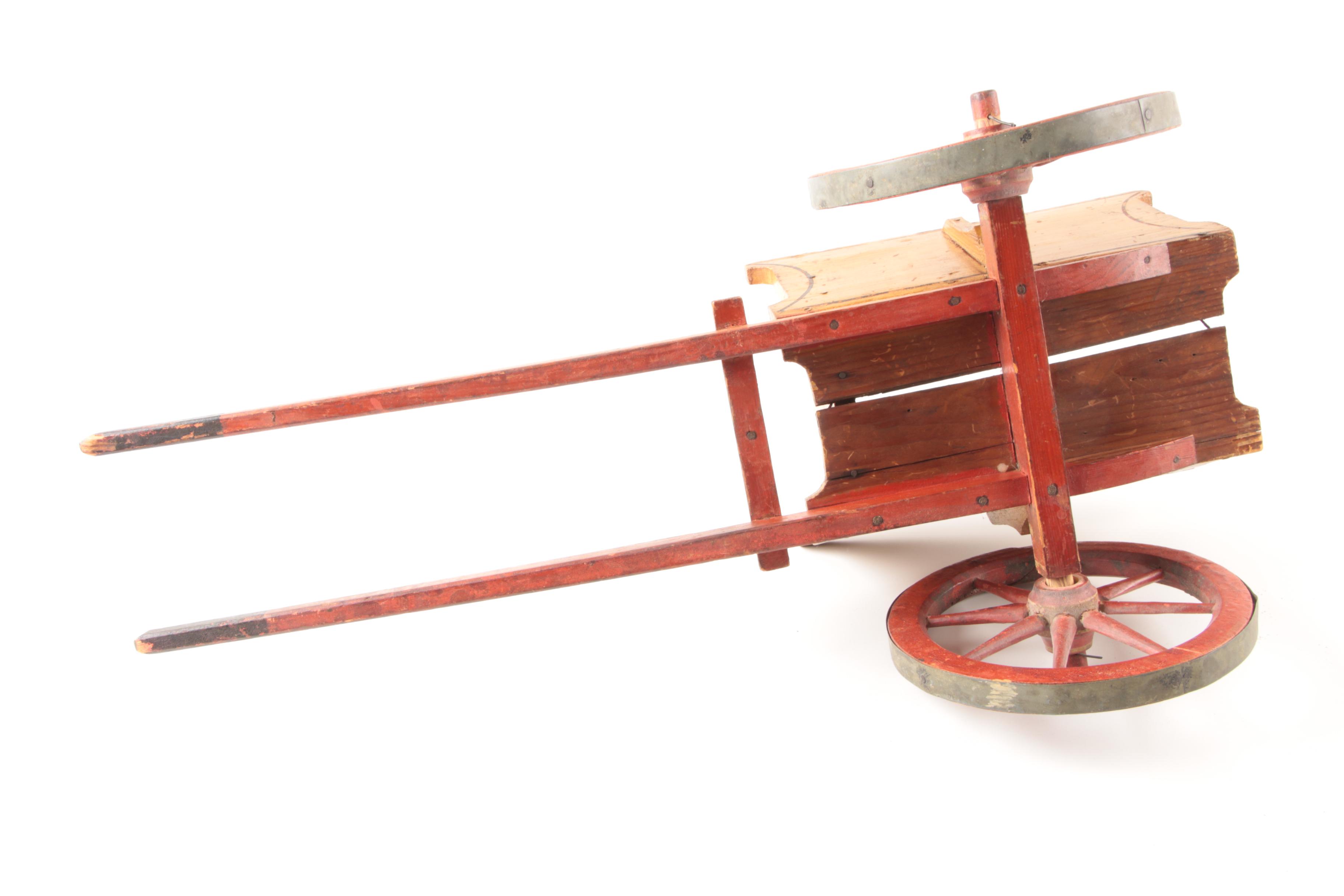 Rustic Themed Wooden Rickshaw