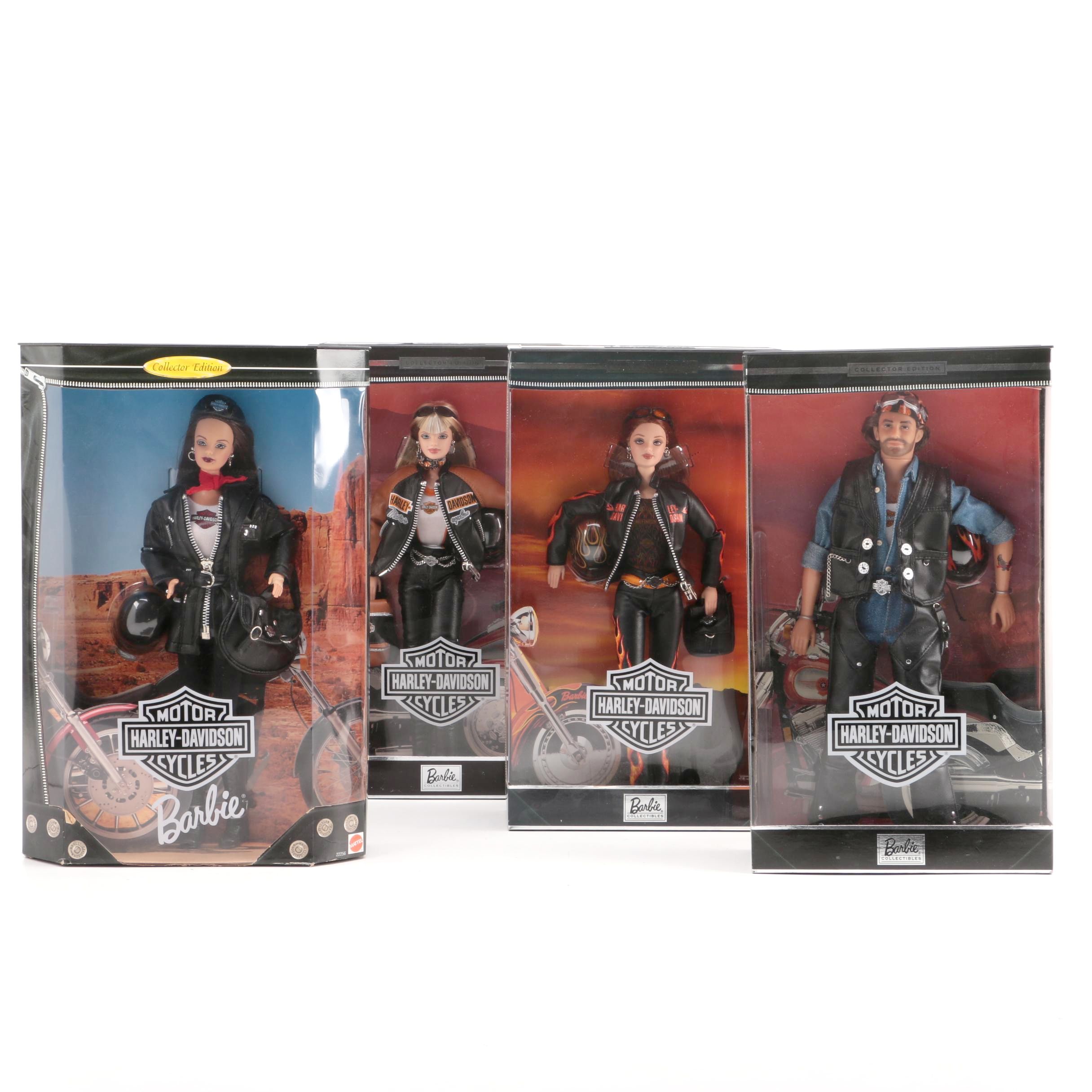 1999 Mattel "Harley Davidson Barbie" Dolls