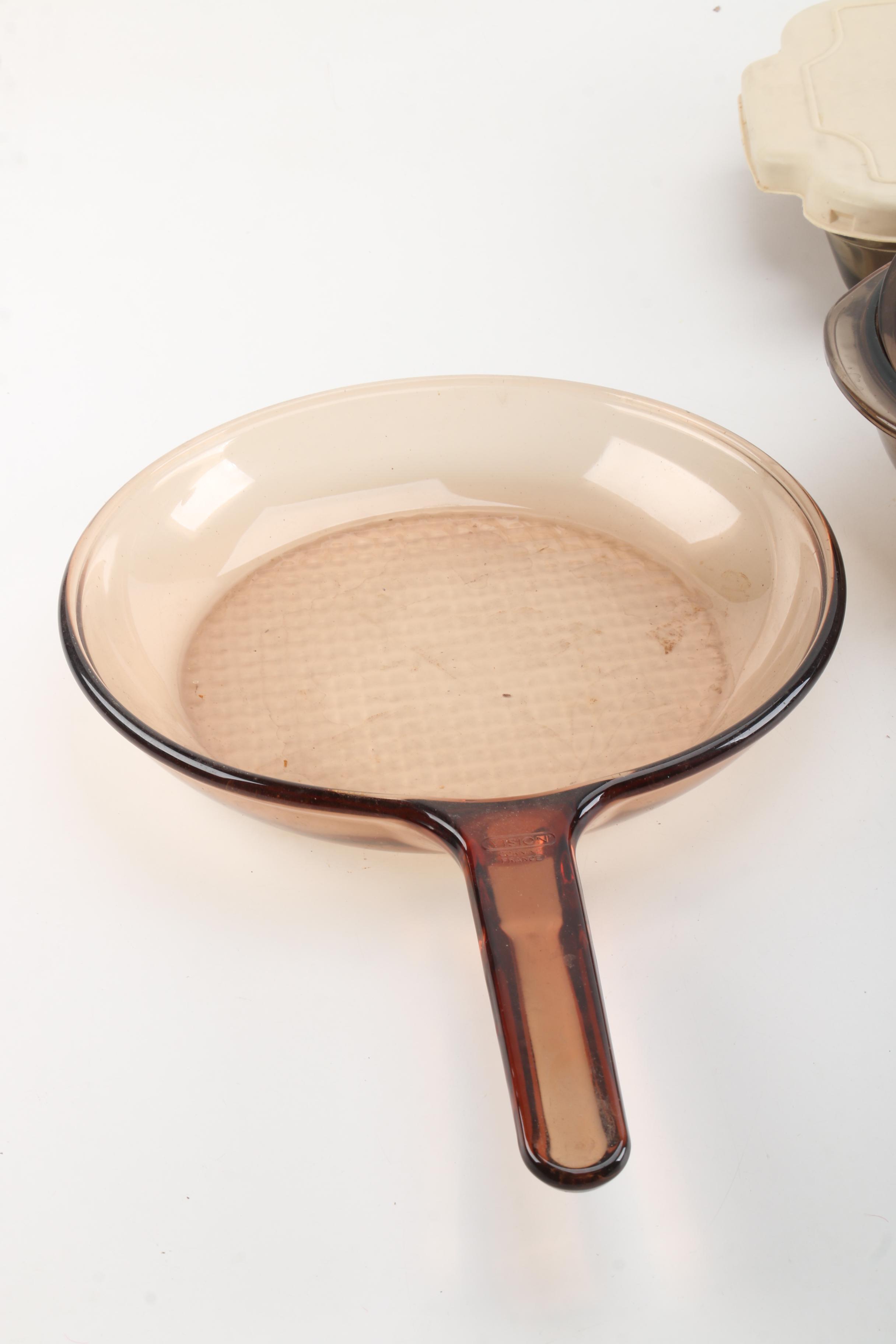 Corning "Visions Amber" Cookware