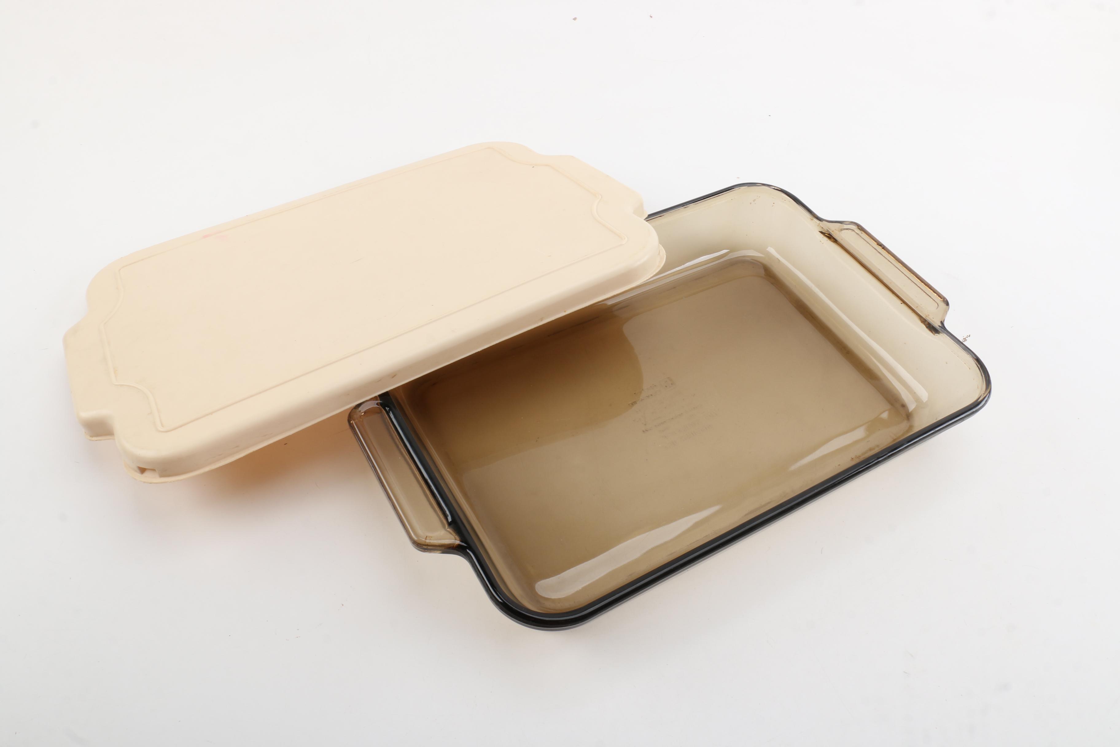 Corning "Visions Amber" Cookware