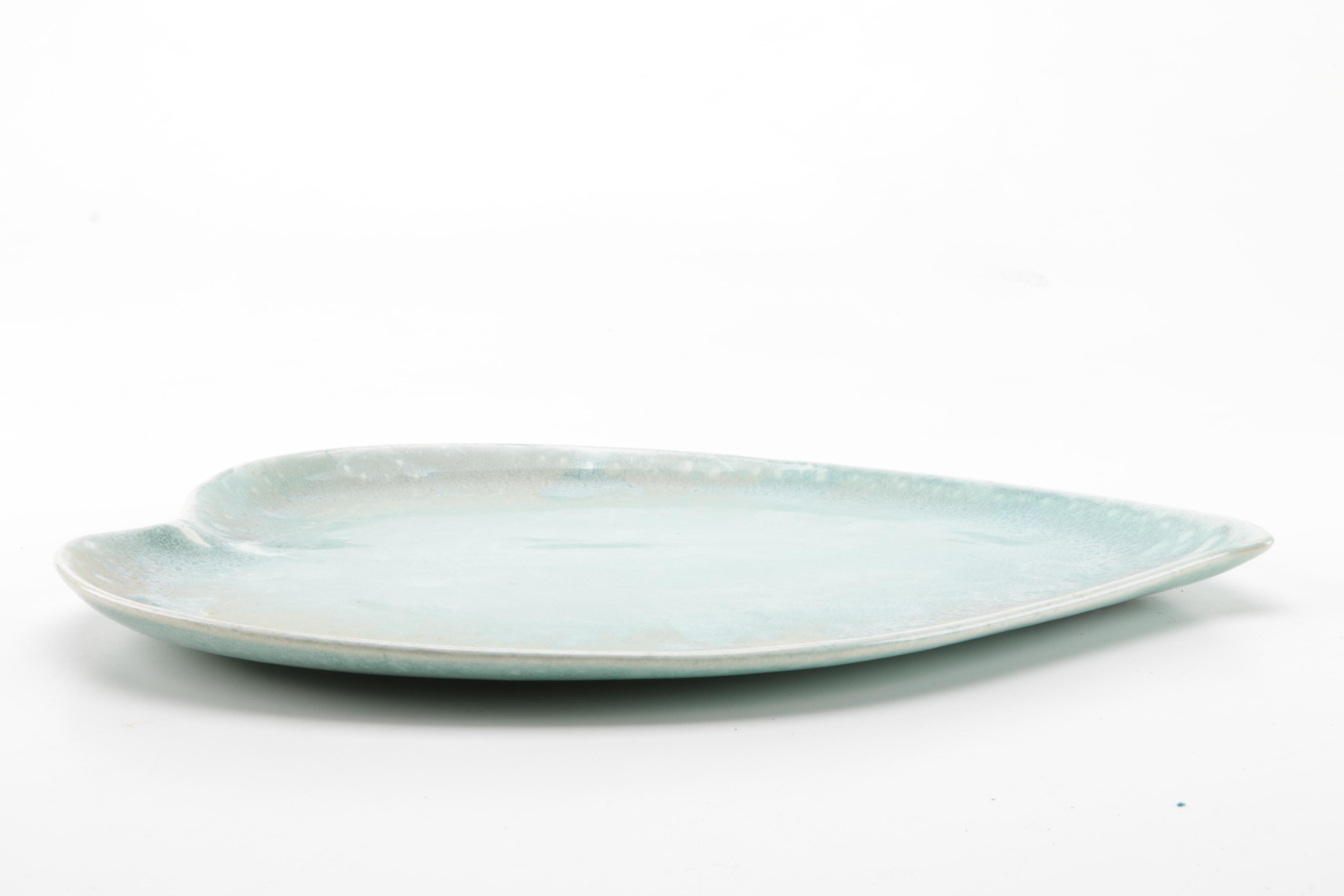 Handbuilt Porcelain Leaf Serving Tray