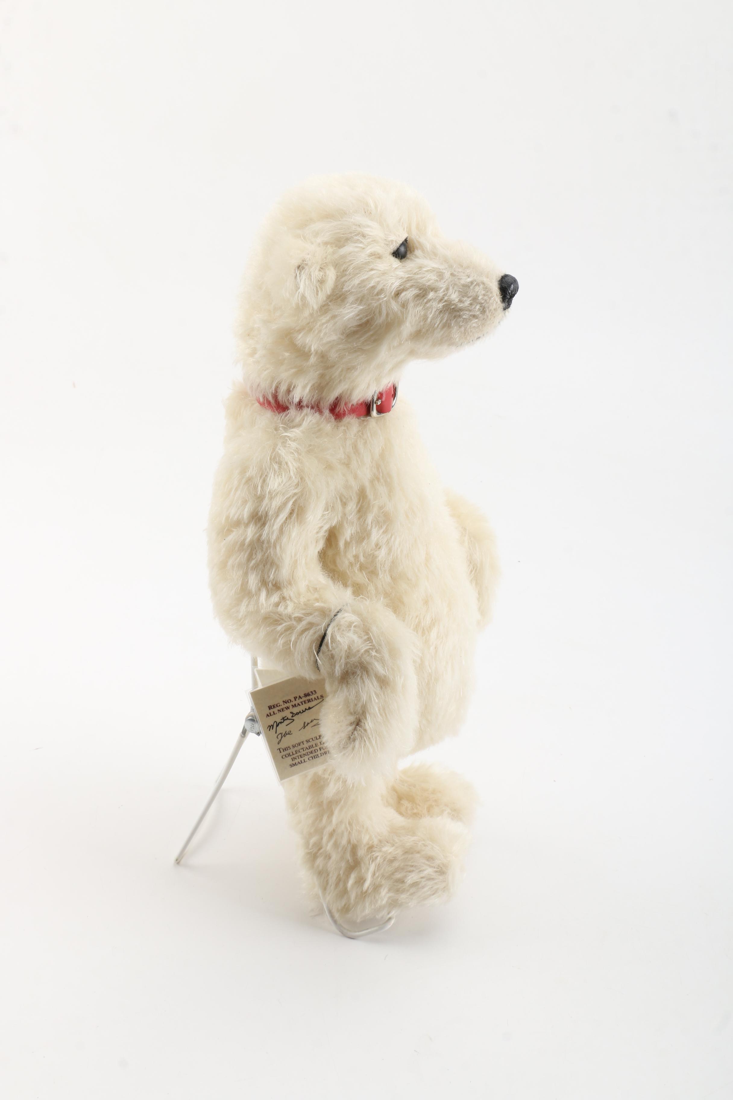 The Bear Lady Signed "Snowflake" and "Little Dustin" Teddy Bears