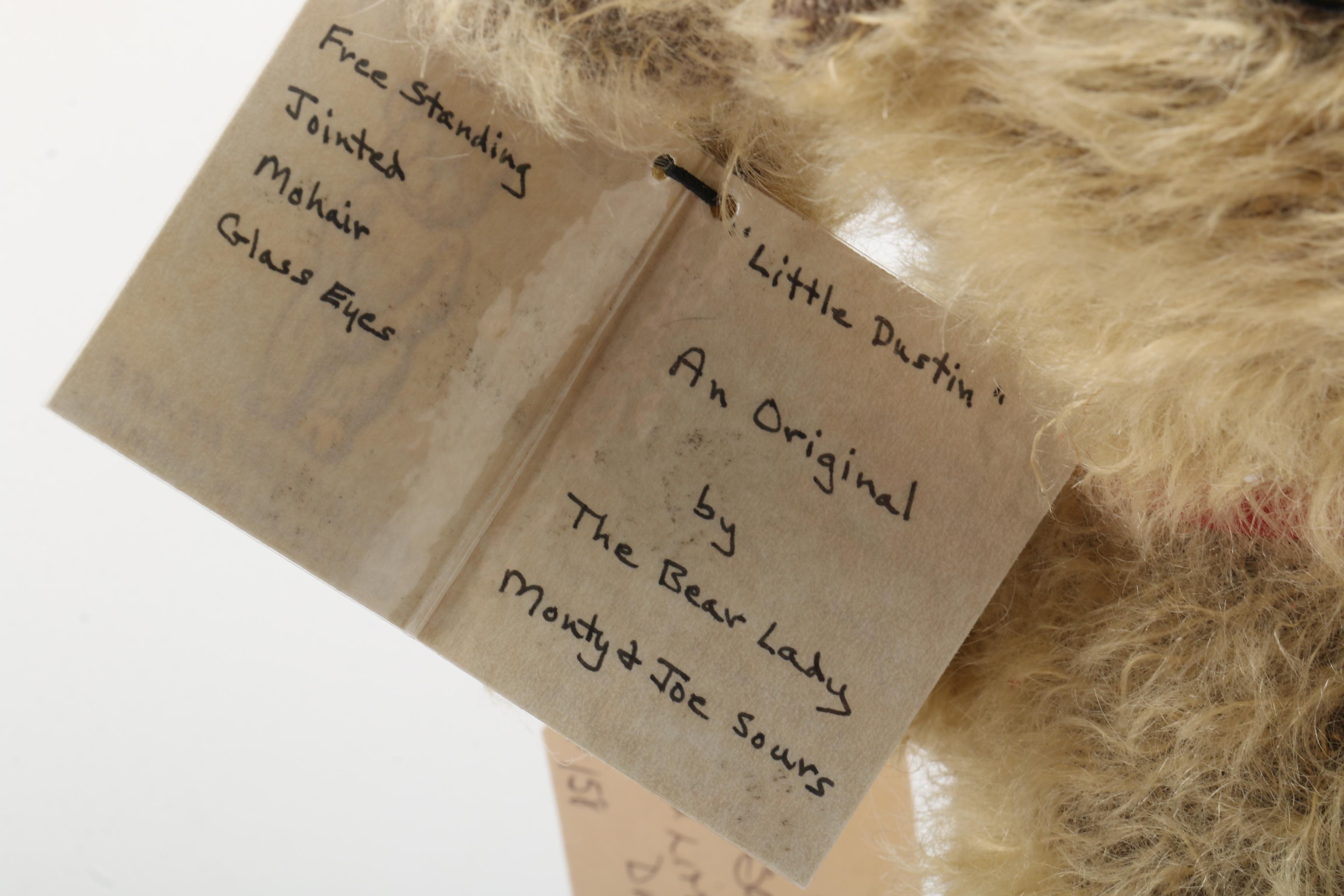 The Bear Lady Signed "Snowflake" and "Little Dustin" Teddy Bears