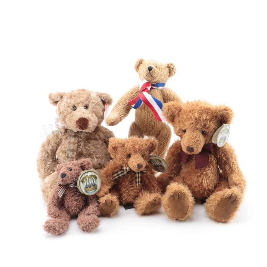 Plush Teddy Bears Featuring Gund and Russ