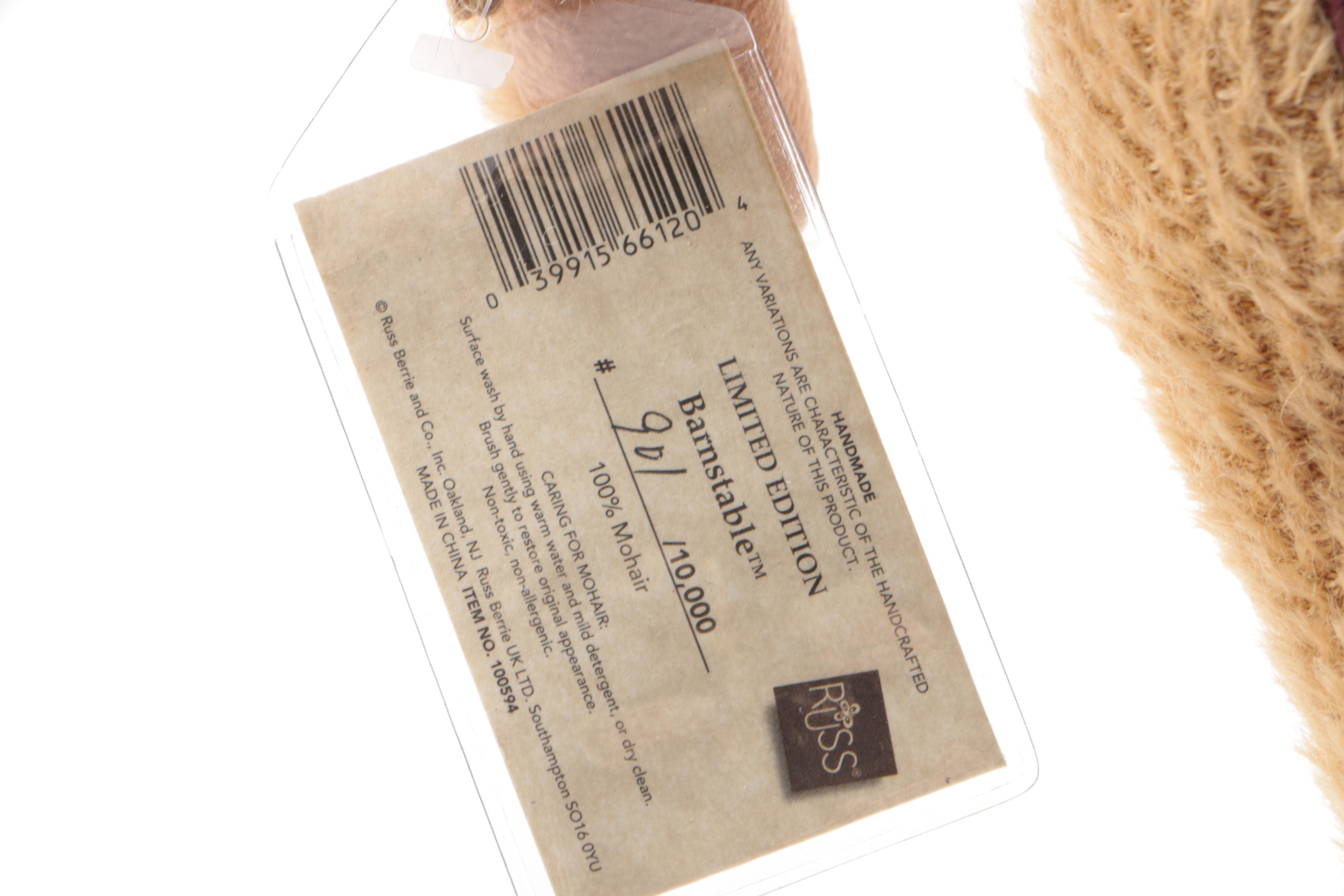 Plush Teddy Bears Featuring Gund and Russ