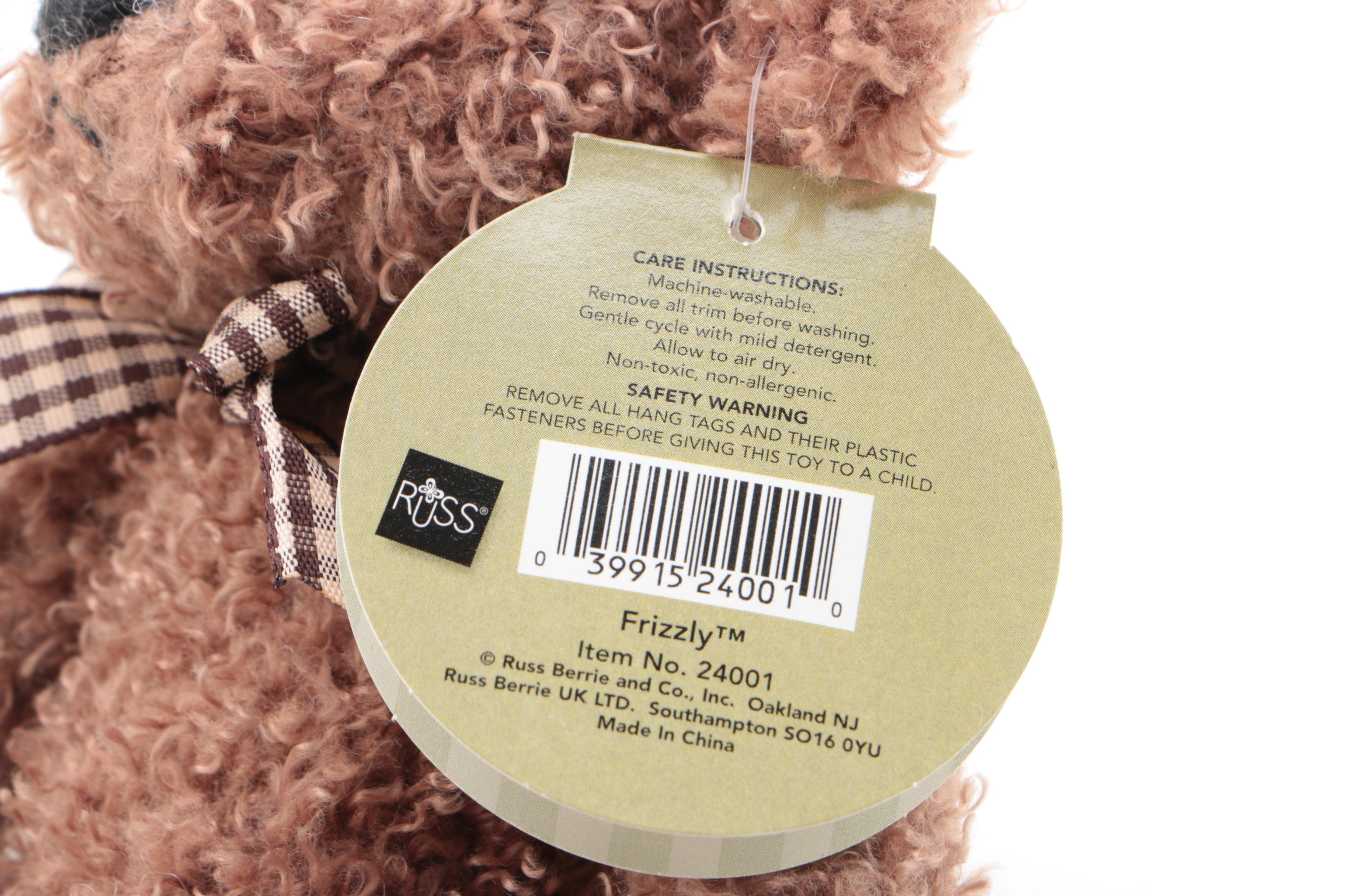 Plush Teddy Bears Featuring Gund and Russ