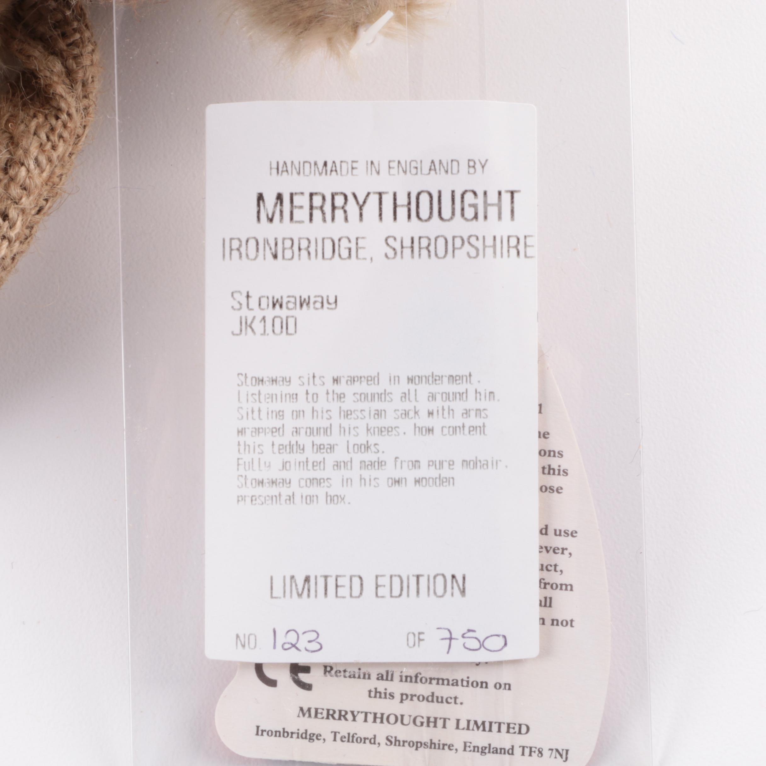 Limited Edition Merrythought Bears