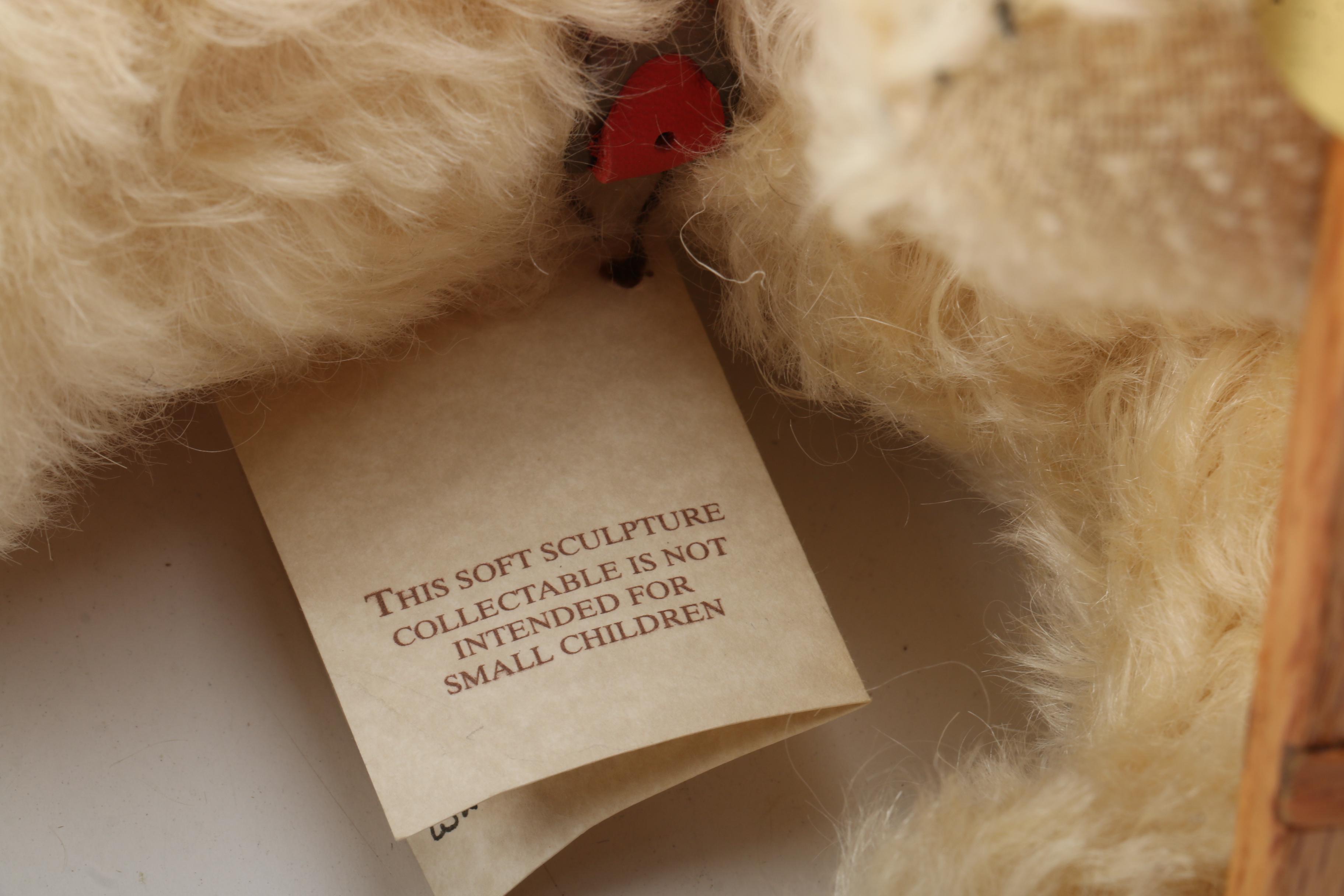 Handmade Stuffed Bear on Wheels