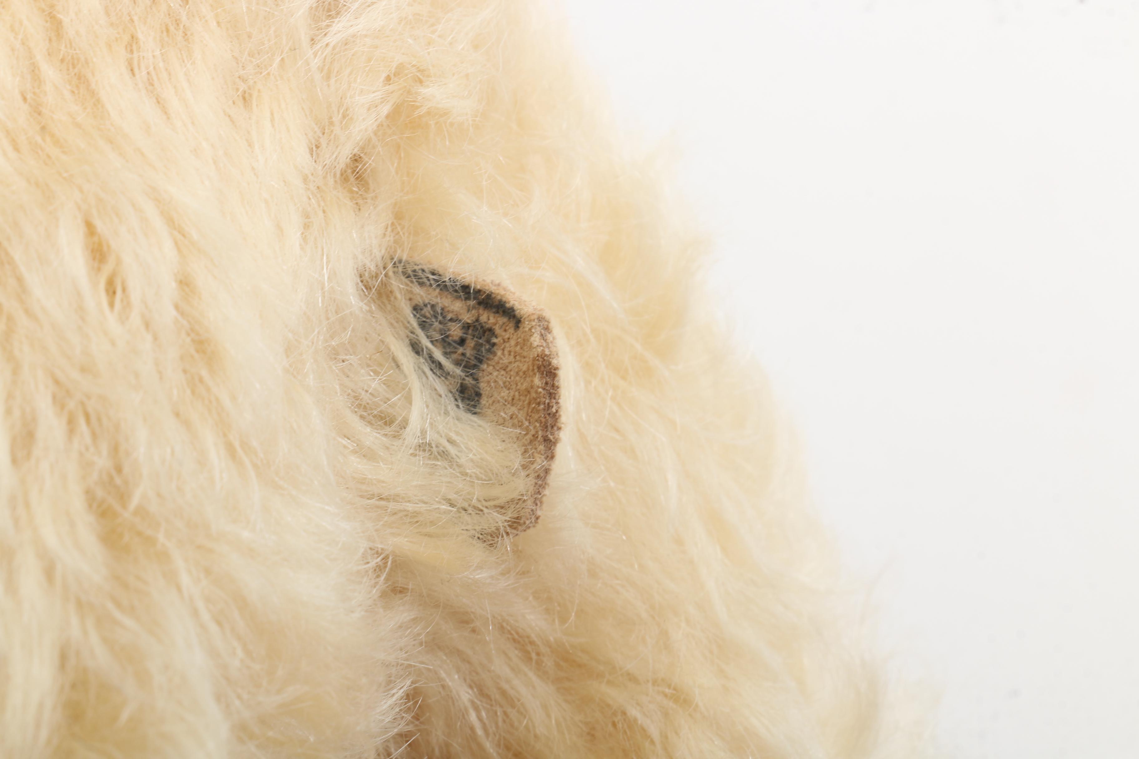 Handmade Stuffed Bear on Wheels