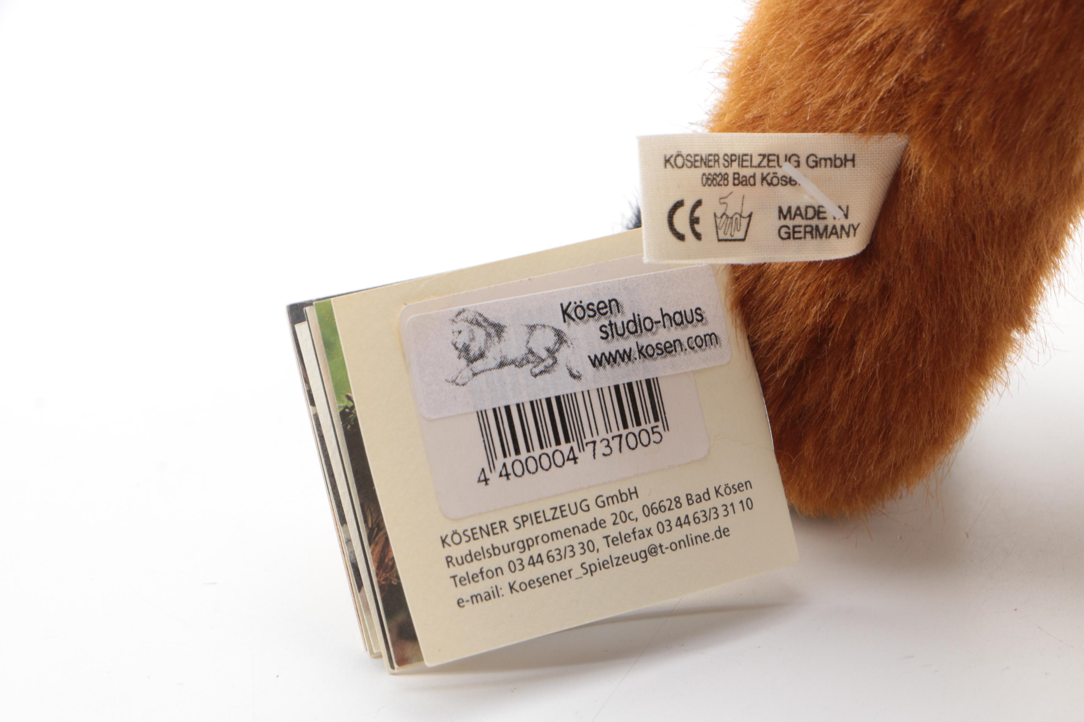 Kösen Stuffed Fox Plush Toy