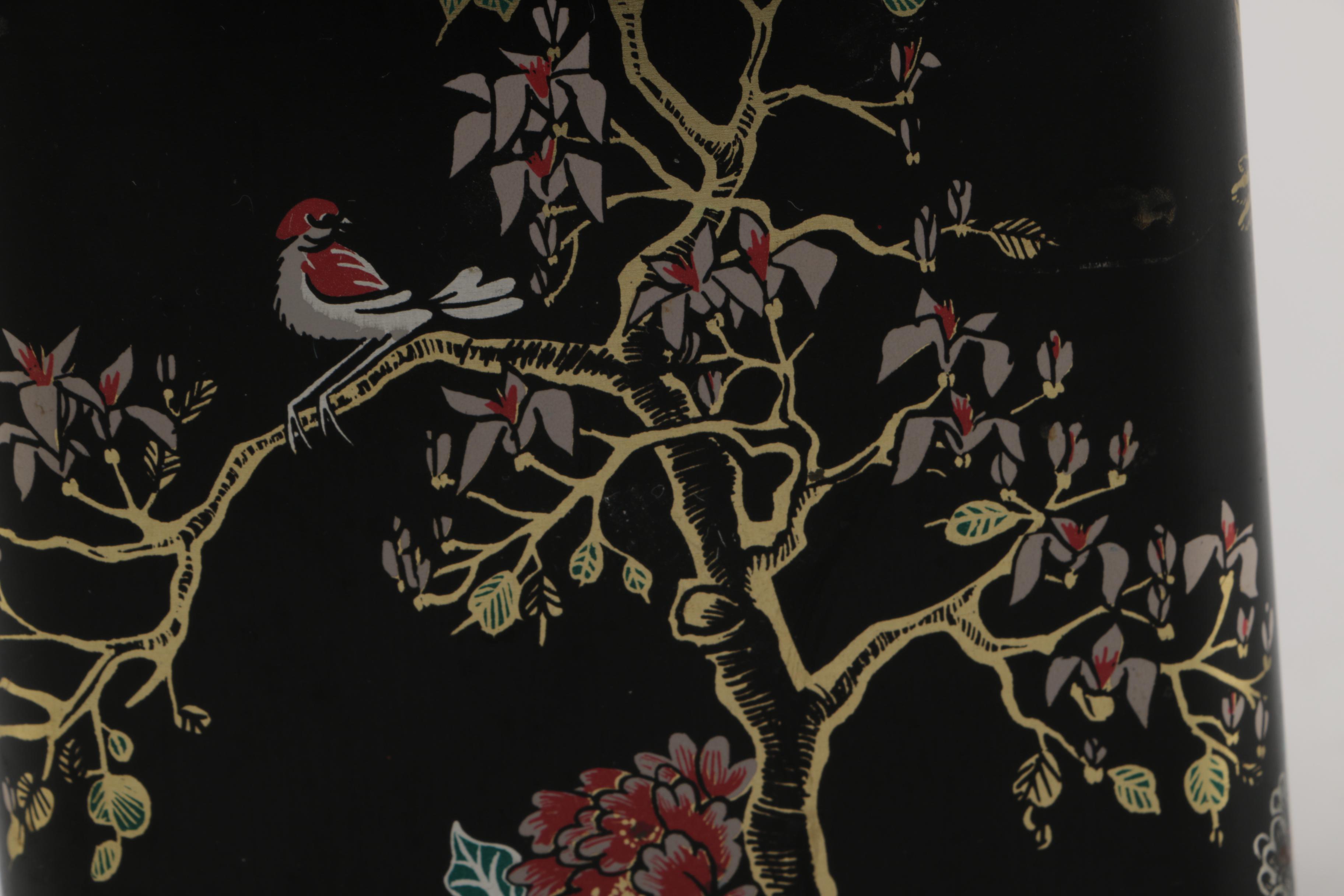 Japanese Metal Tea Tins