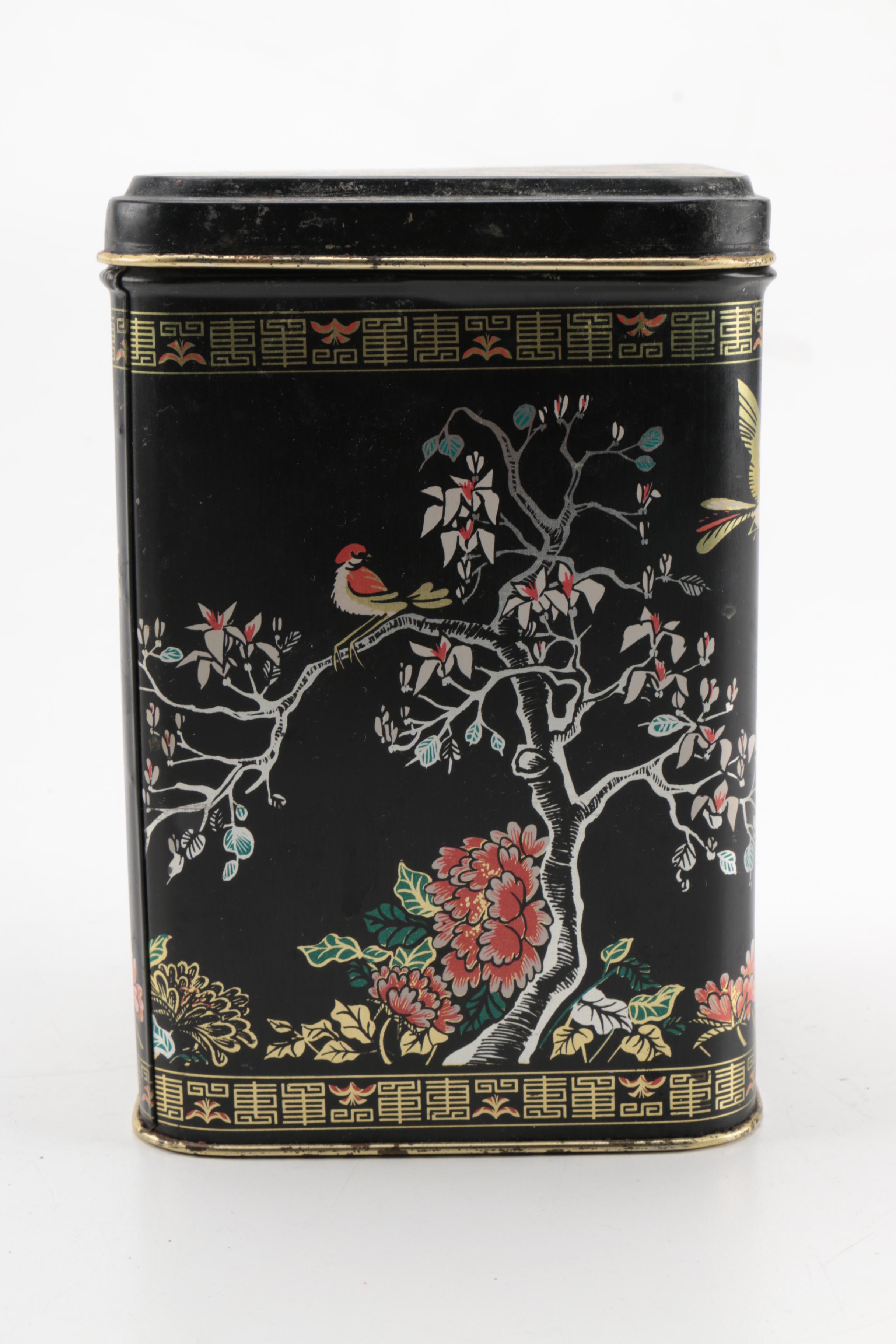 Japanese Metal Tea Tins