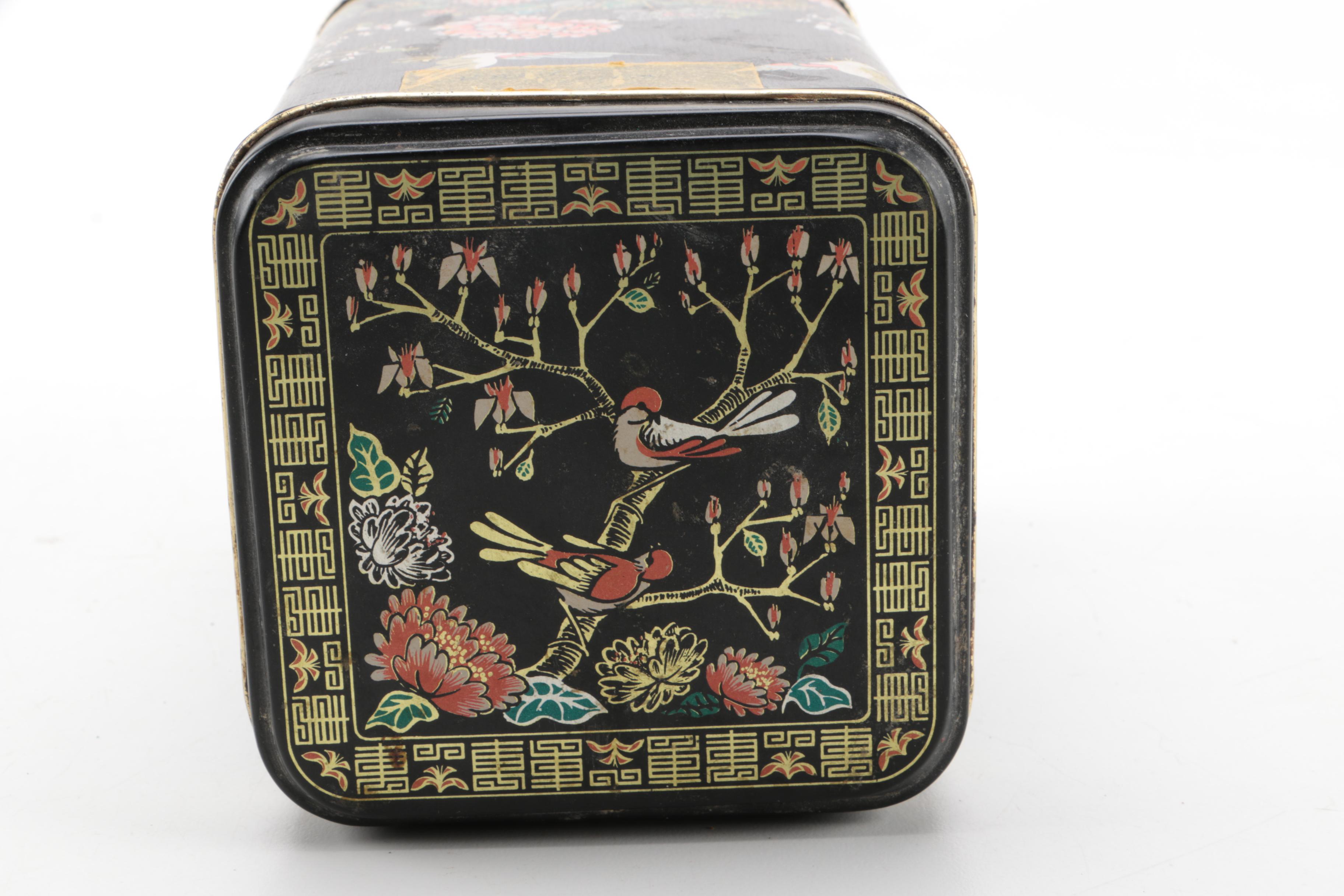 Japanese Metal Tea Tins