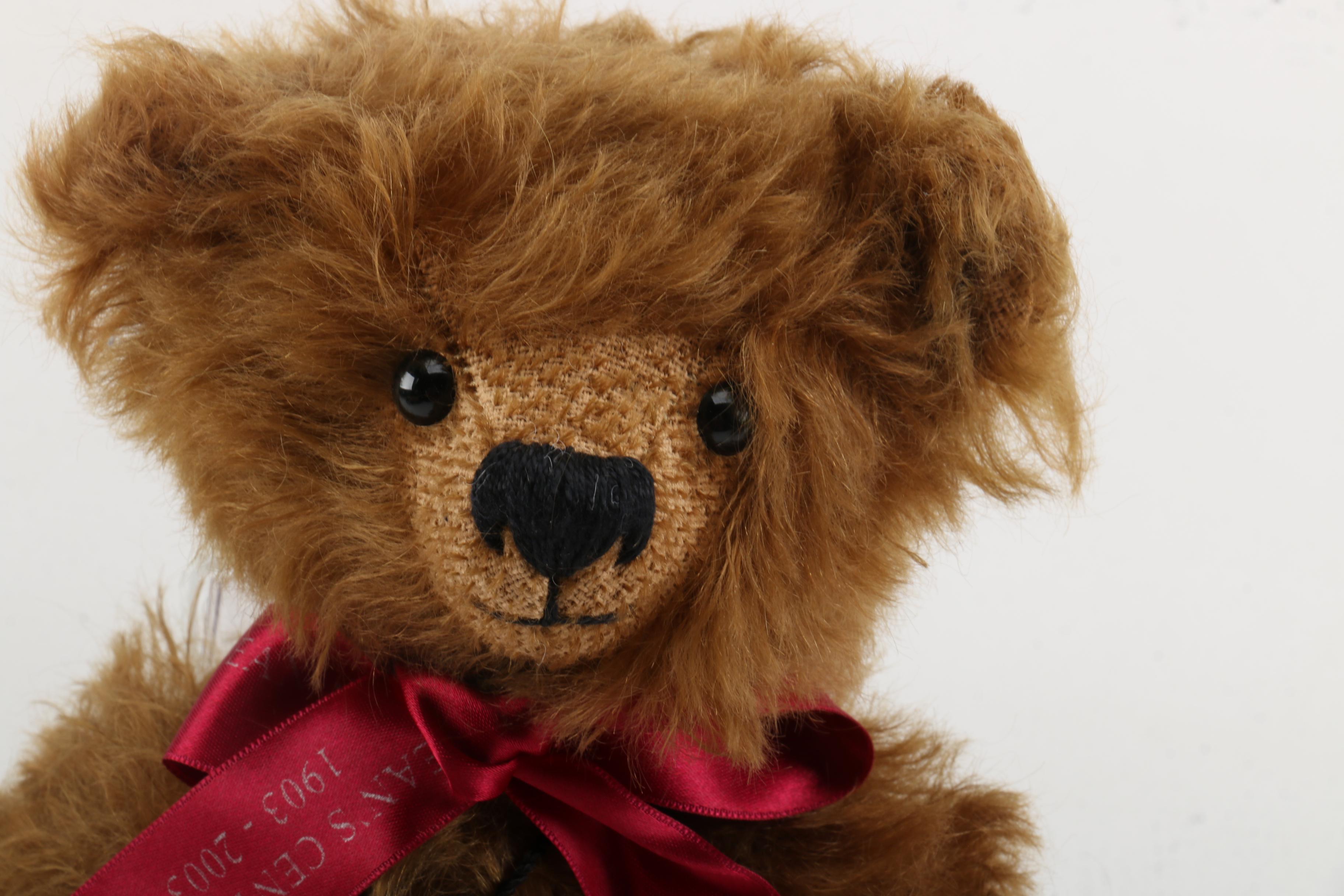 Dean's Rag Book Co. Limited Edition "100th Birthday" and "Uncle Sam" Teddy Bears