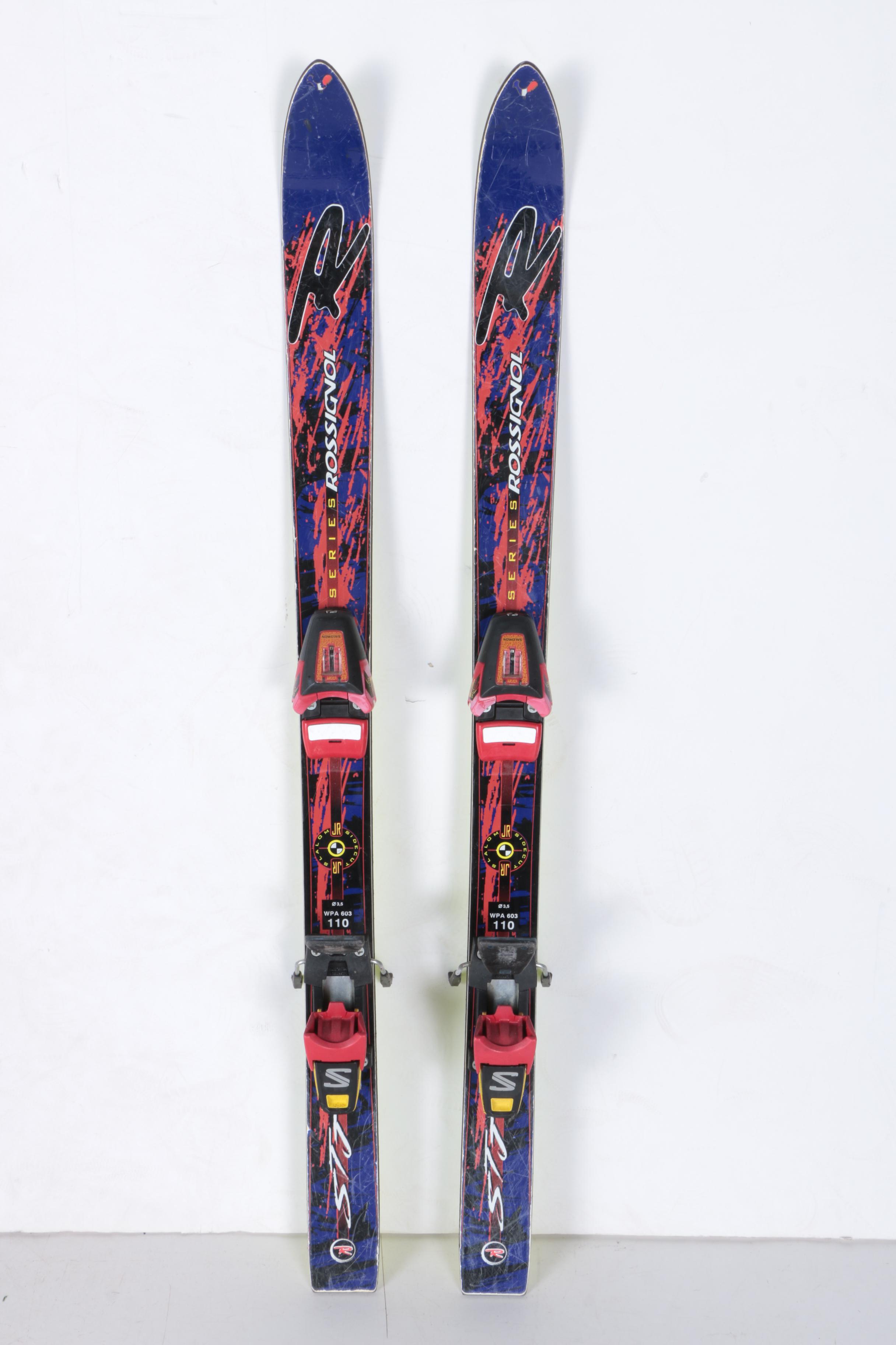 Rossignol and Elan Children's Skis with Poles