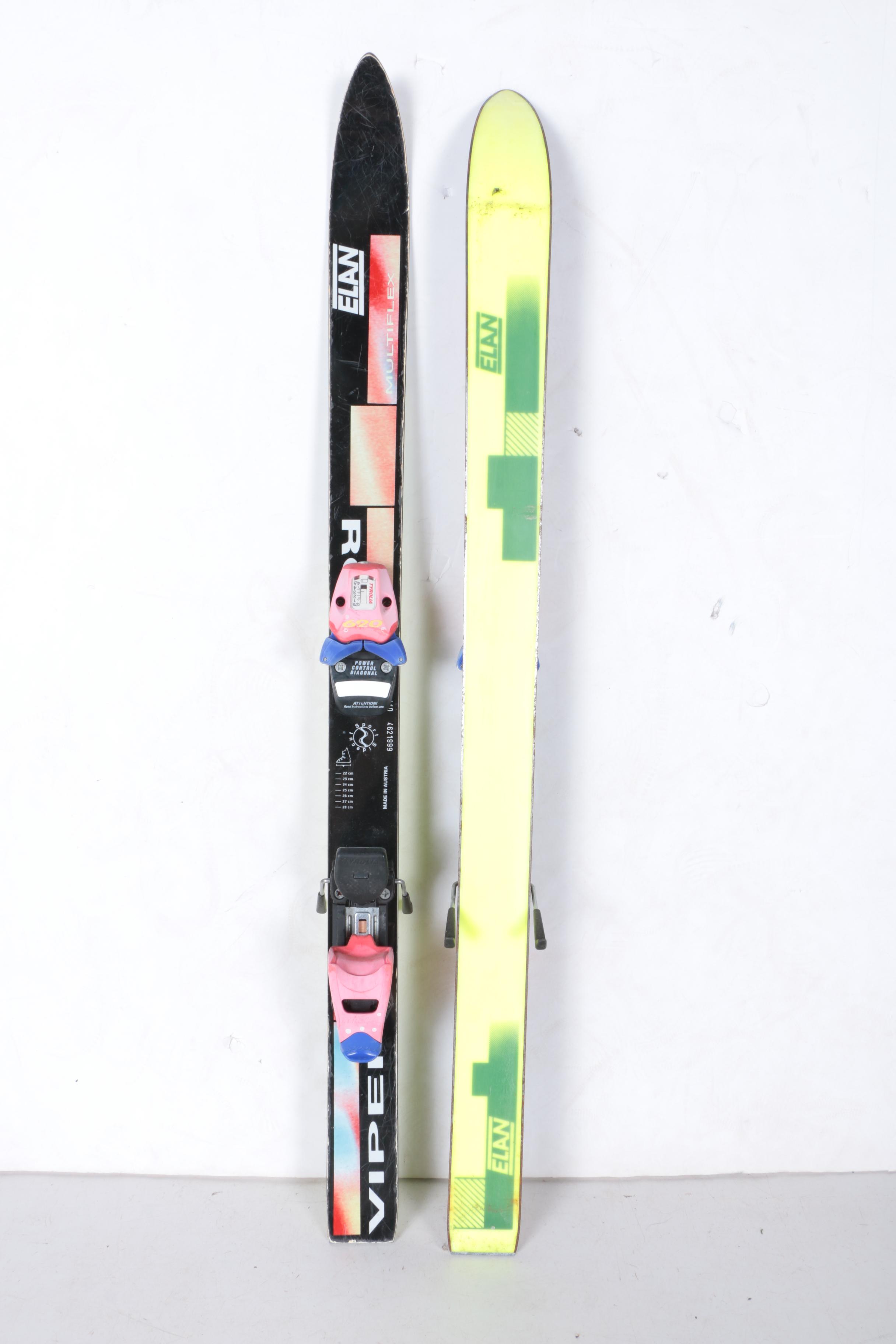 Rossignol and Elan Children's Skis with Poles