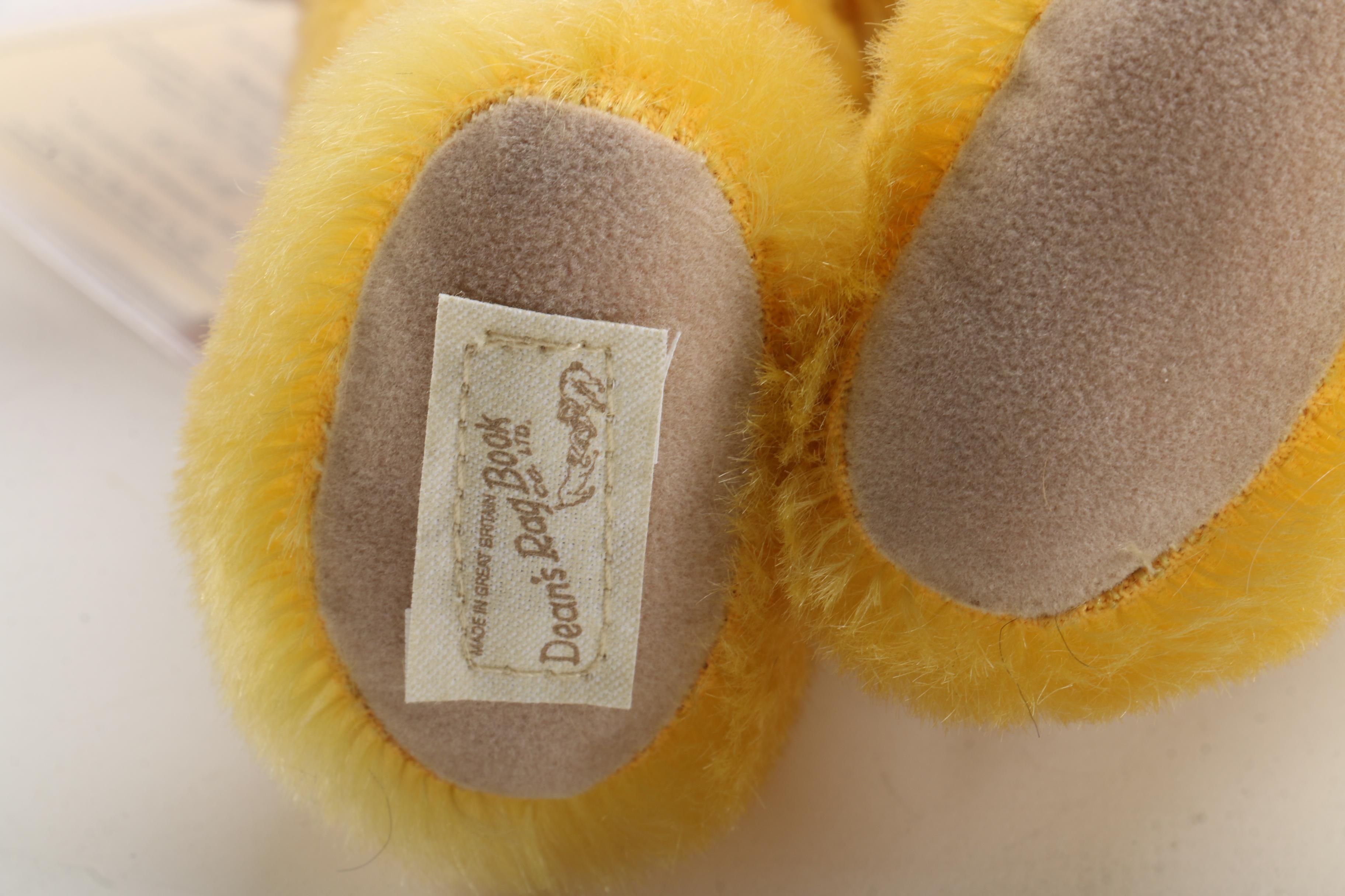 Dean's Rag Book Co. Limited Edition "100th Birthday" and "Uncle Sam" Teddy Bears