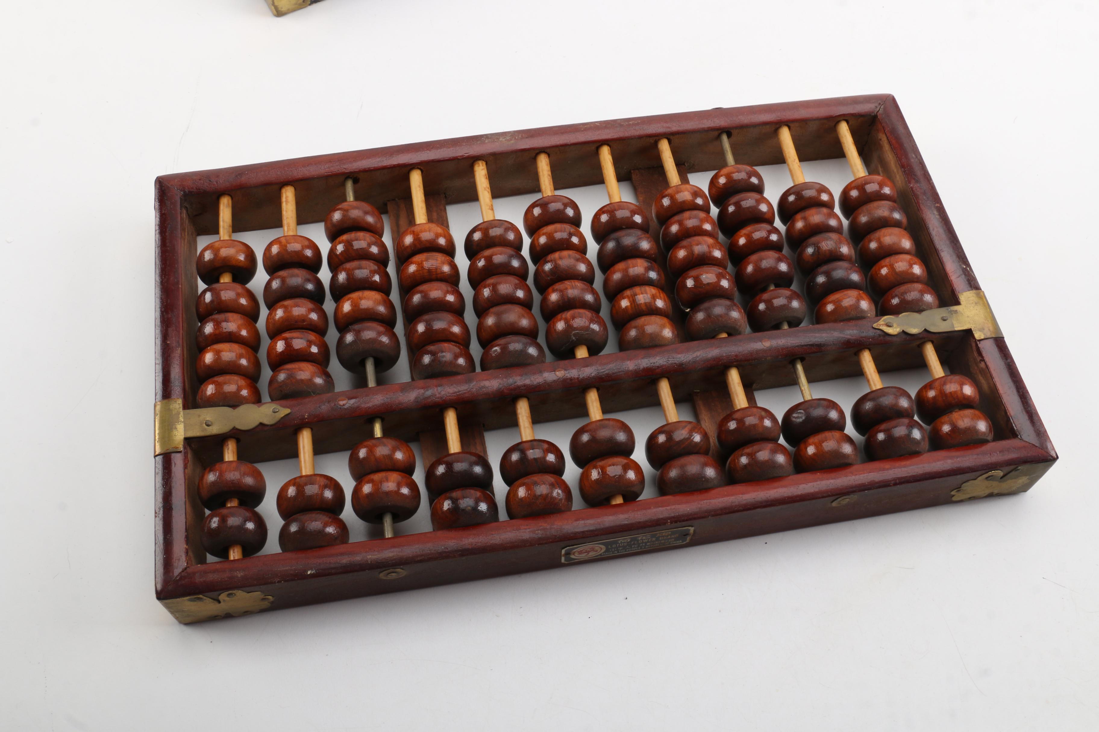 Lotus-Flower Brand Wooden Abacuses