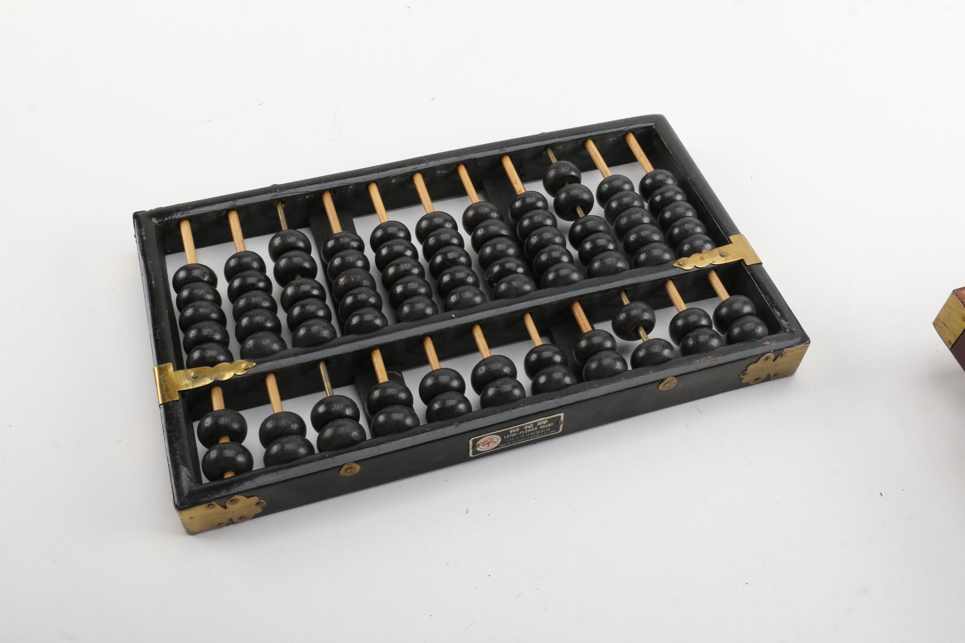 Lotus-Flower Brand Wooden Abacuses