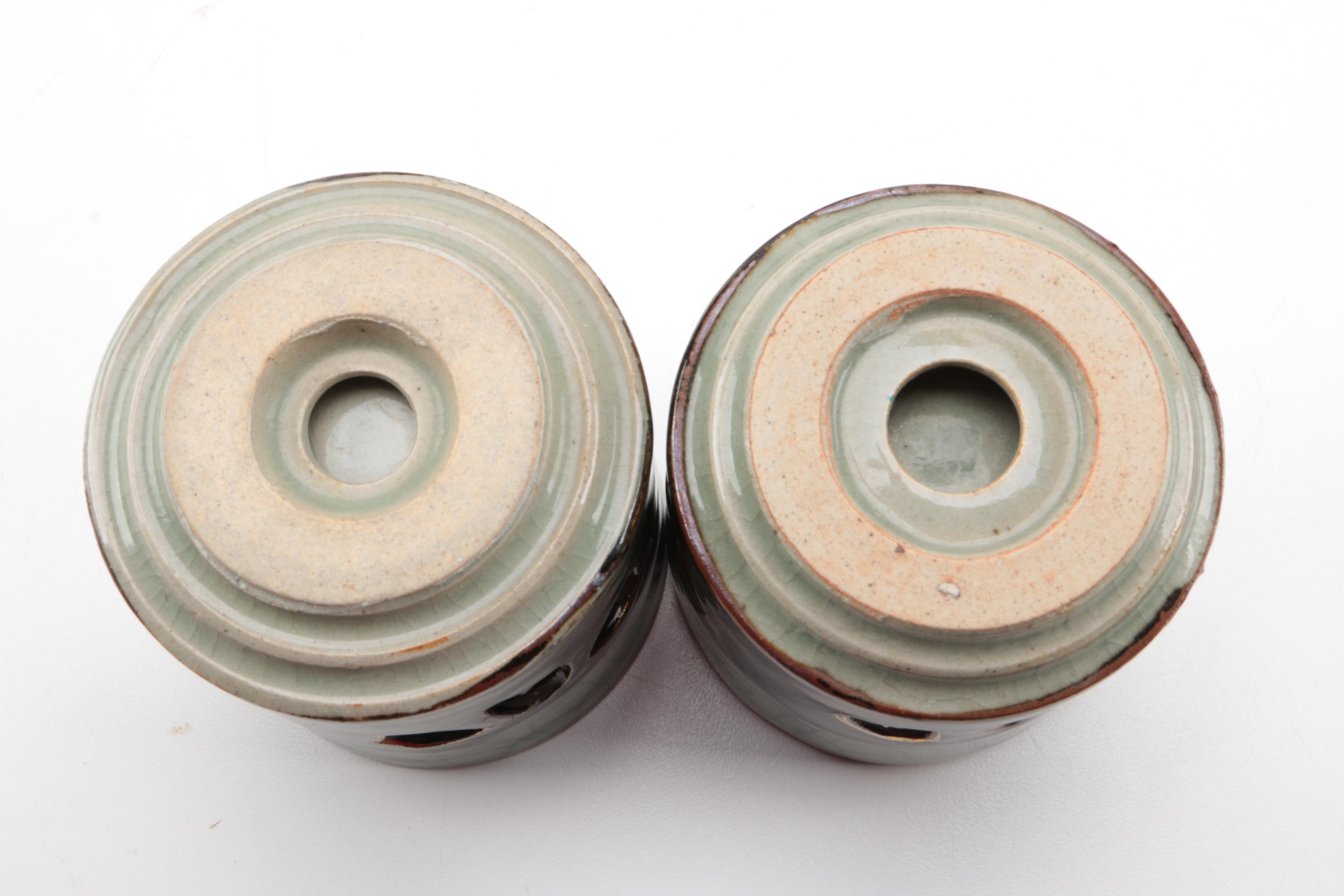 Vintage Somayaki Japanese Tea Set