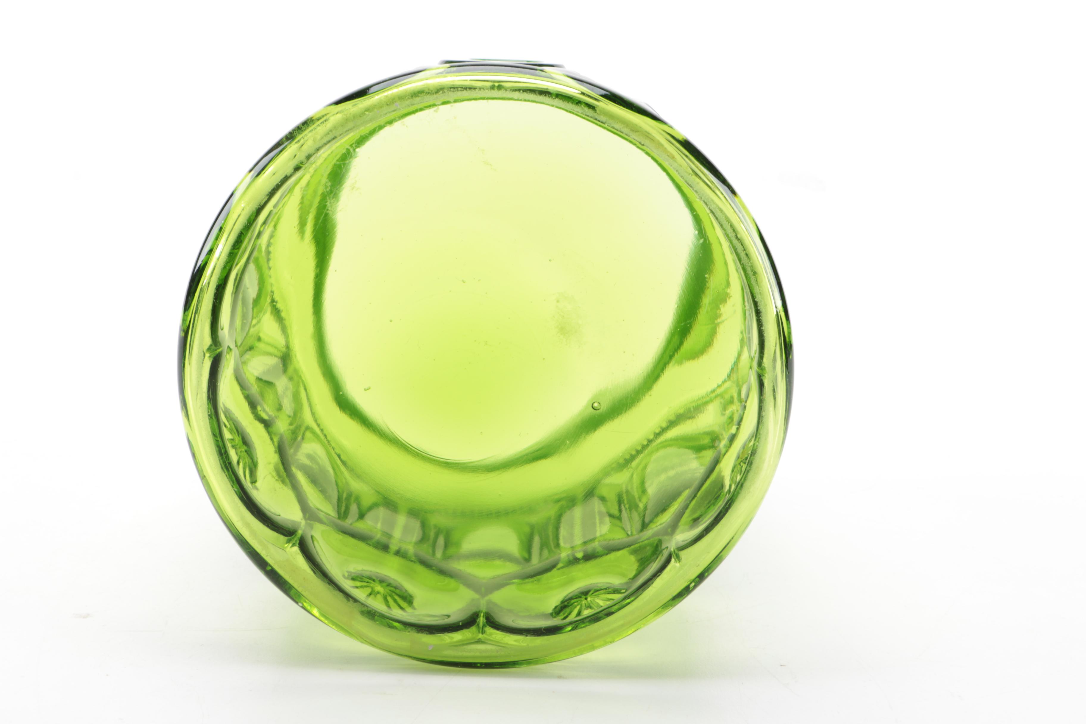 Vintage LE Smith "Moon and Star" Glass Canisters