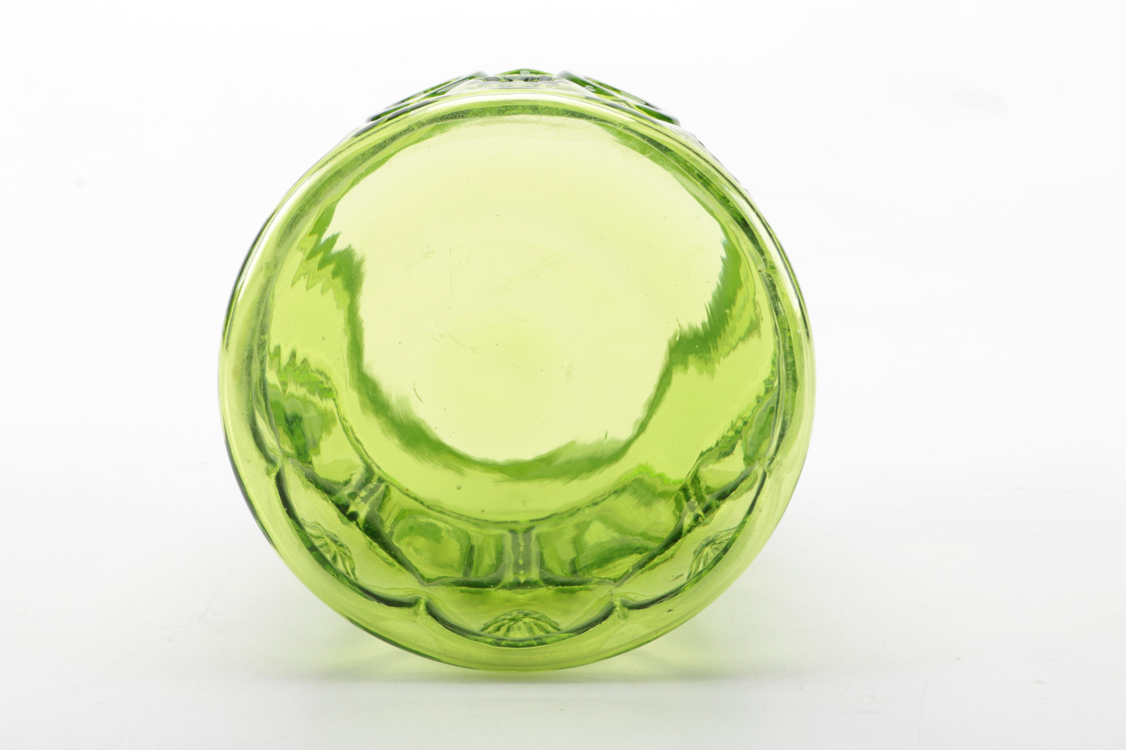 Vintage LE Smith "Moon and Star" Glass Canisters