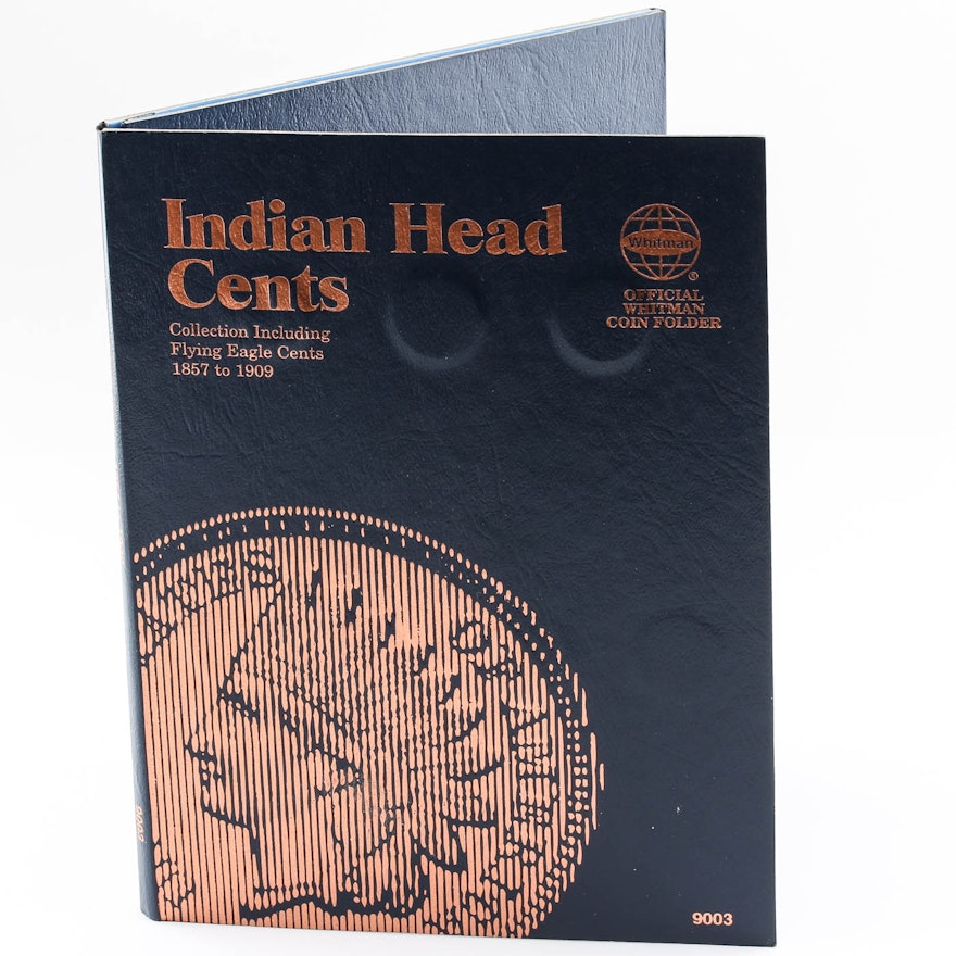 Group of Indian Head Cents and Flying Eagle Cents