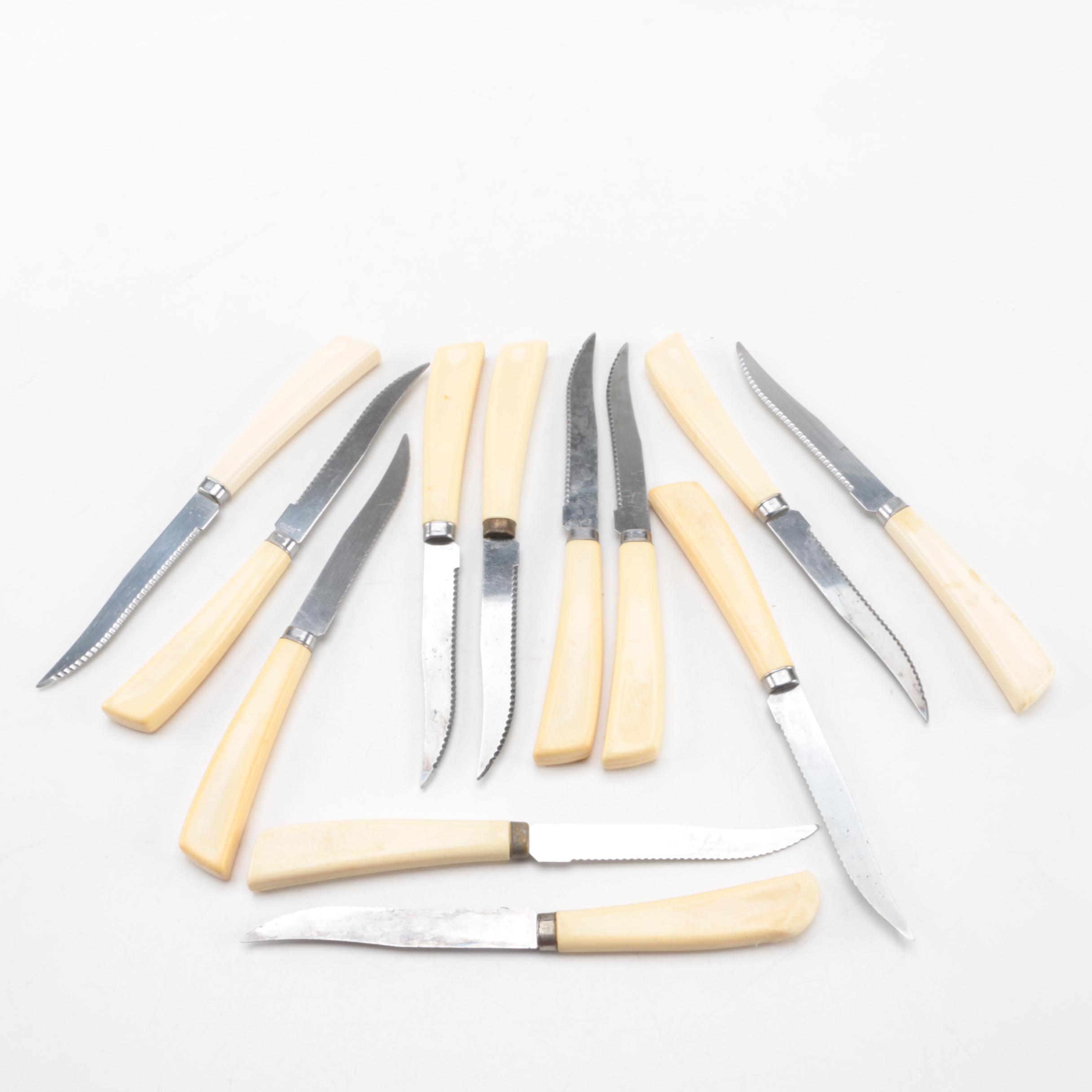 Plastic Handled Fruit Knives