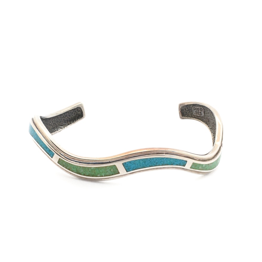 Coleman Sterling Silver and Turquoise Bracelet